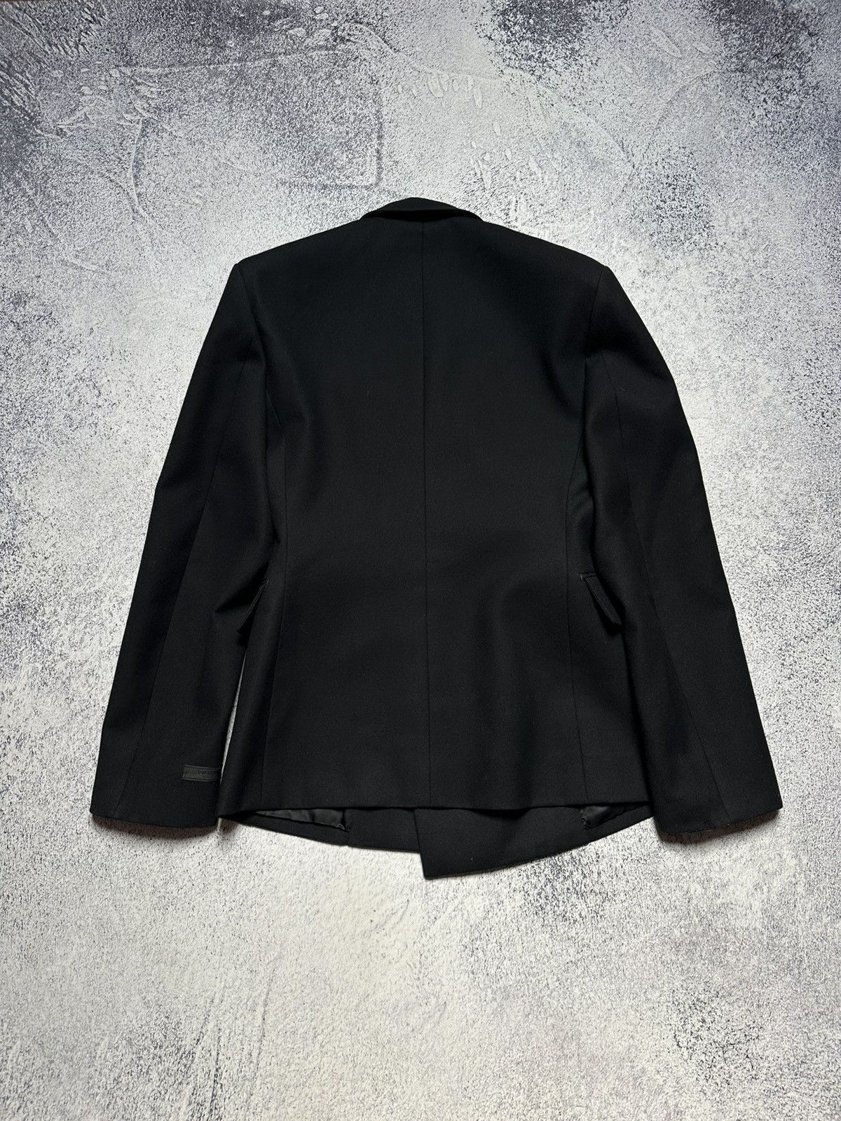 Prada PRADA 2022 Runway Double Breasted Wool Blazer Jacket Black Size 36R - 6 Thumbnail