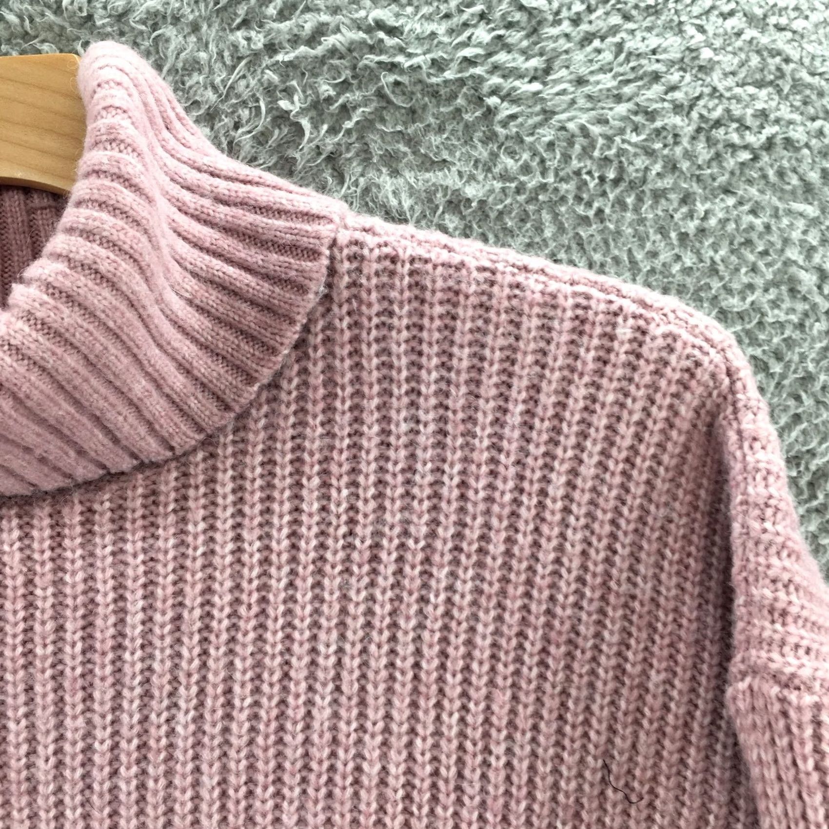 Nine West Nine West Sweater Womens L Pink Turtle Neck Long Sleeve Knitted Pull Over Casual Size L / US 10 / IT 46 - 3 Thumbnail