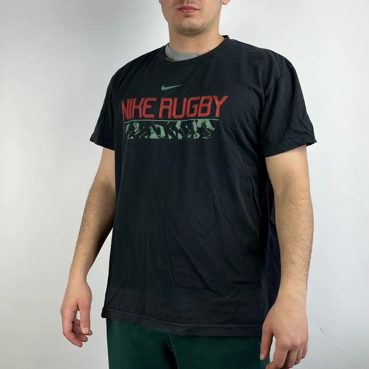 Nike Nike rugby Tshirt box logo size XLarge Size US XL / EU 56 / 4 - 1 Thumbnail