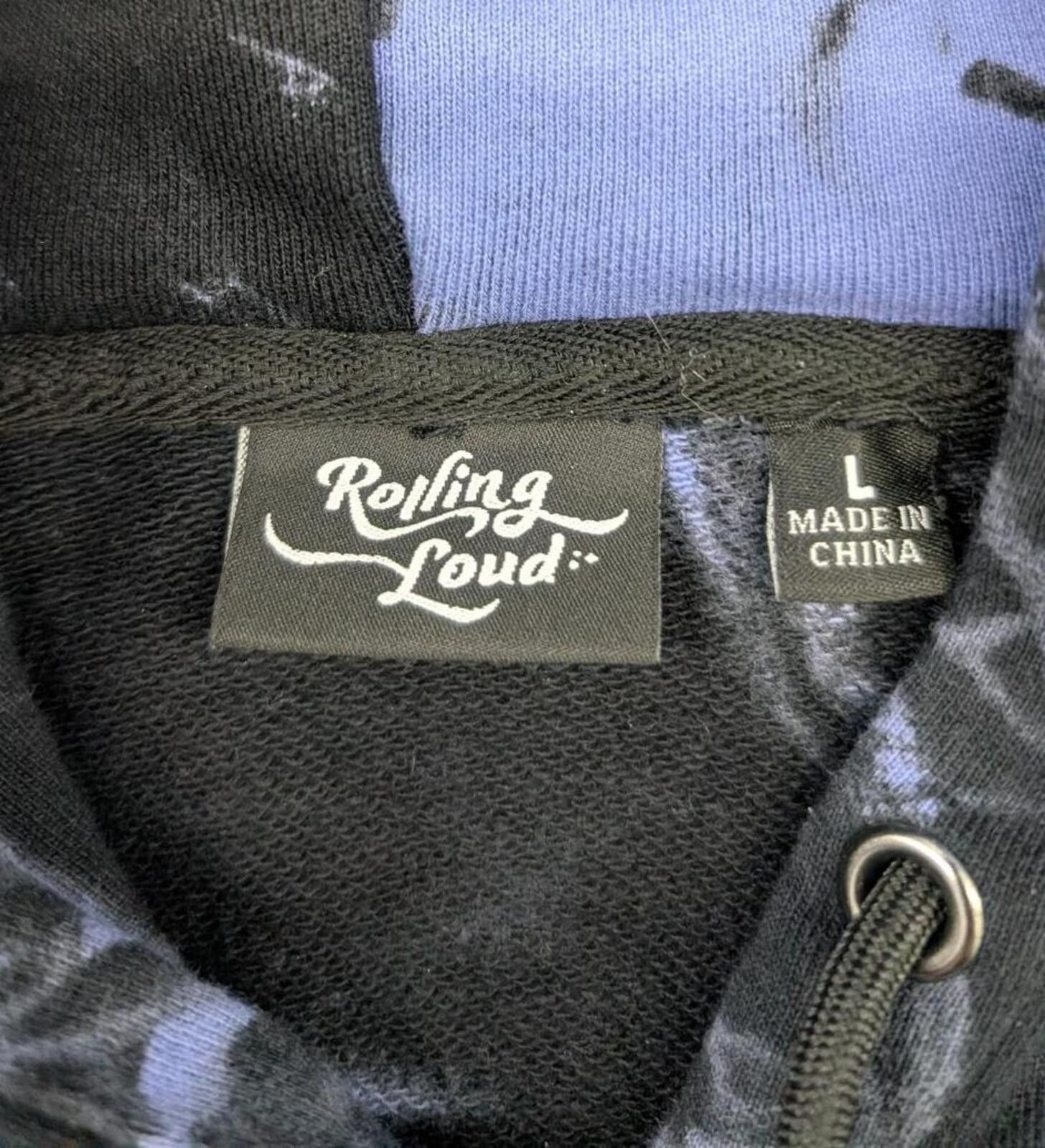 Rolling Loud 2022 Rolling Loud Toronto Ontario Blue and Black Hoodie Size US L / EU 52-54 / 3 - 5 Thumbnail