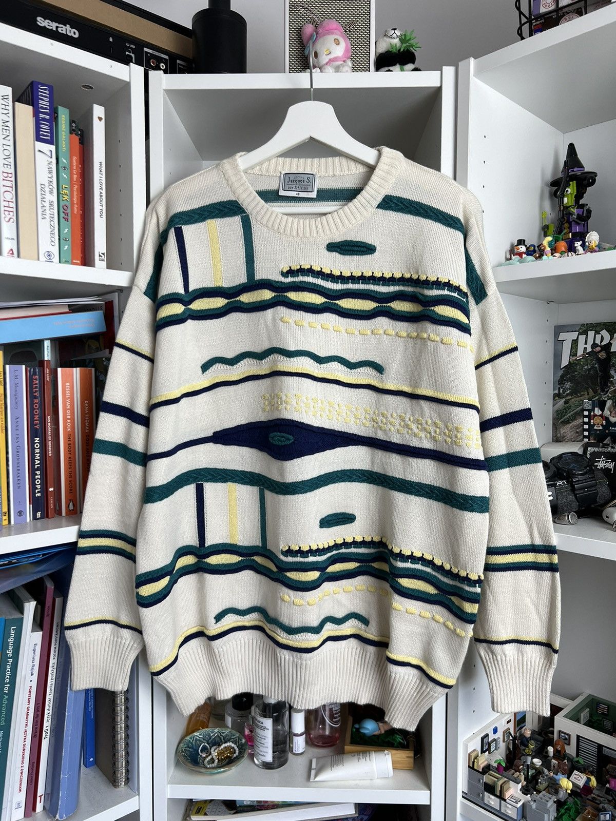 Carlo Colucci × Coogi × Vintage Vintage 90s like coogi Carlo colucci sweater multicolour y2k Size US L / EU 52-54 / 3 - 1 Thumbnail