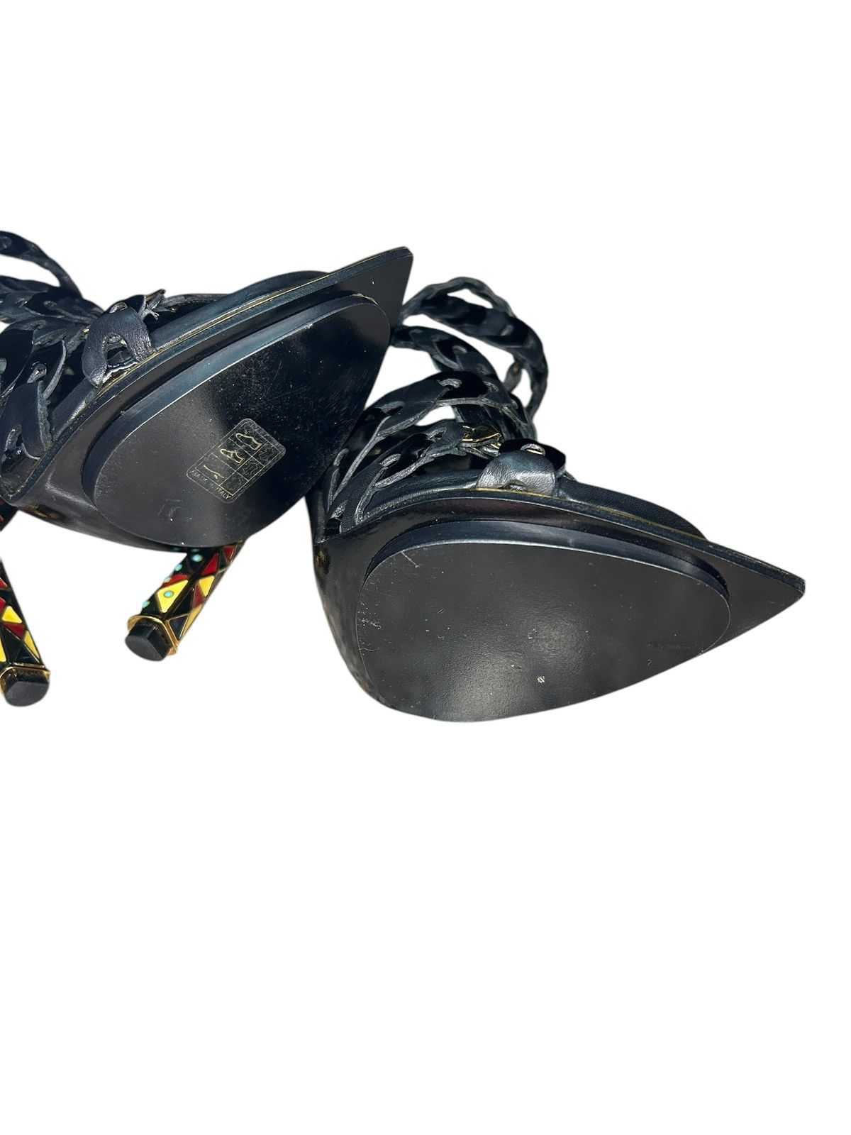 Balenciaga S/S 08 Nicolas Ghesquière Gladiator Heels Size US 8 / IT 38 - 14 Thumbnail