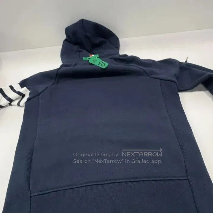 Thom Browne Thom Browne Classic Navy Hoodie with Stripes. Size US M / EU 48-50 / 2 - 9 Thumbnail