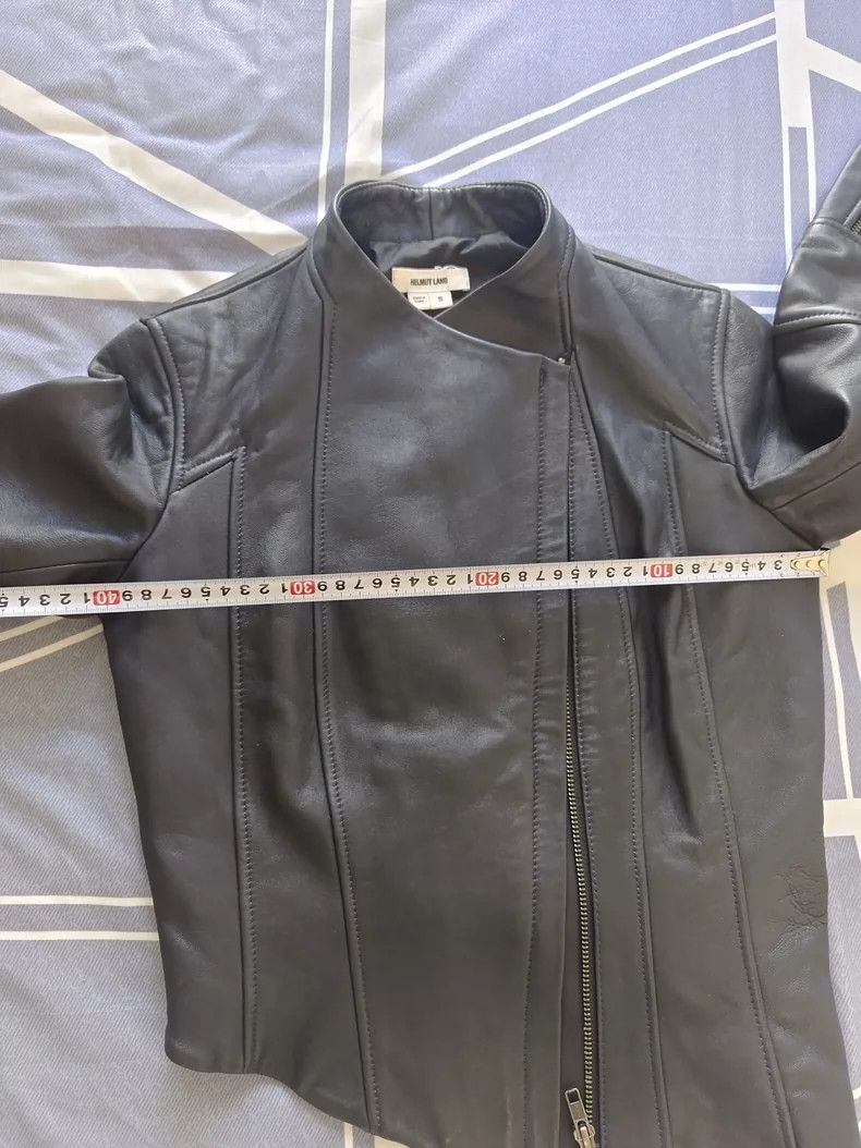 Helmut Lang HELMUT LANG Classic blue leather jacket Size S / US 4 / IT 40 - 4 Thumbnail