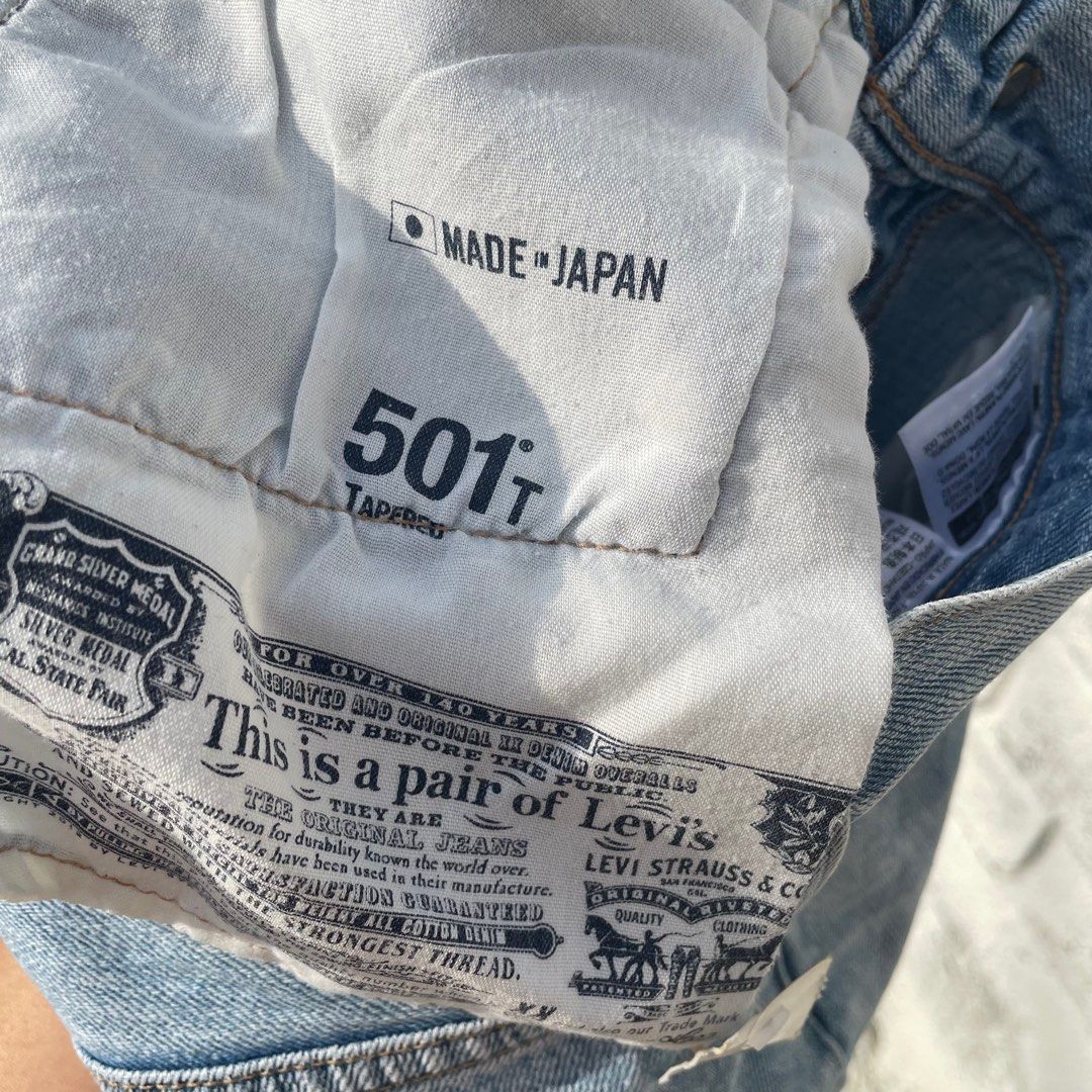 Levi's Size 27 Levis 501 Denim Jeans Made in Japan Size US 27 - 9 Thumbnail