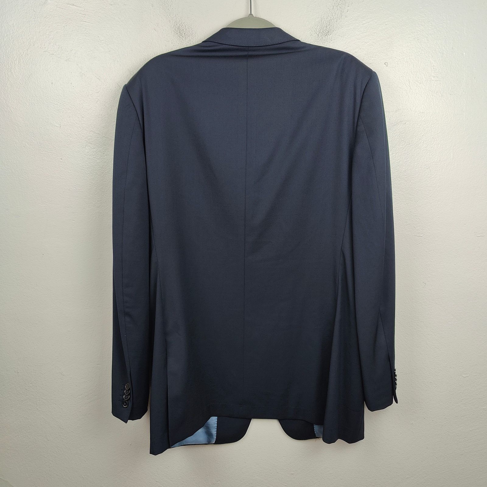 Ermenegildo Zegna Ermenegildo Zegna Blazer Mens 46L Navy Blue 100% Wool Size 46L - 4 Thumbnail