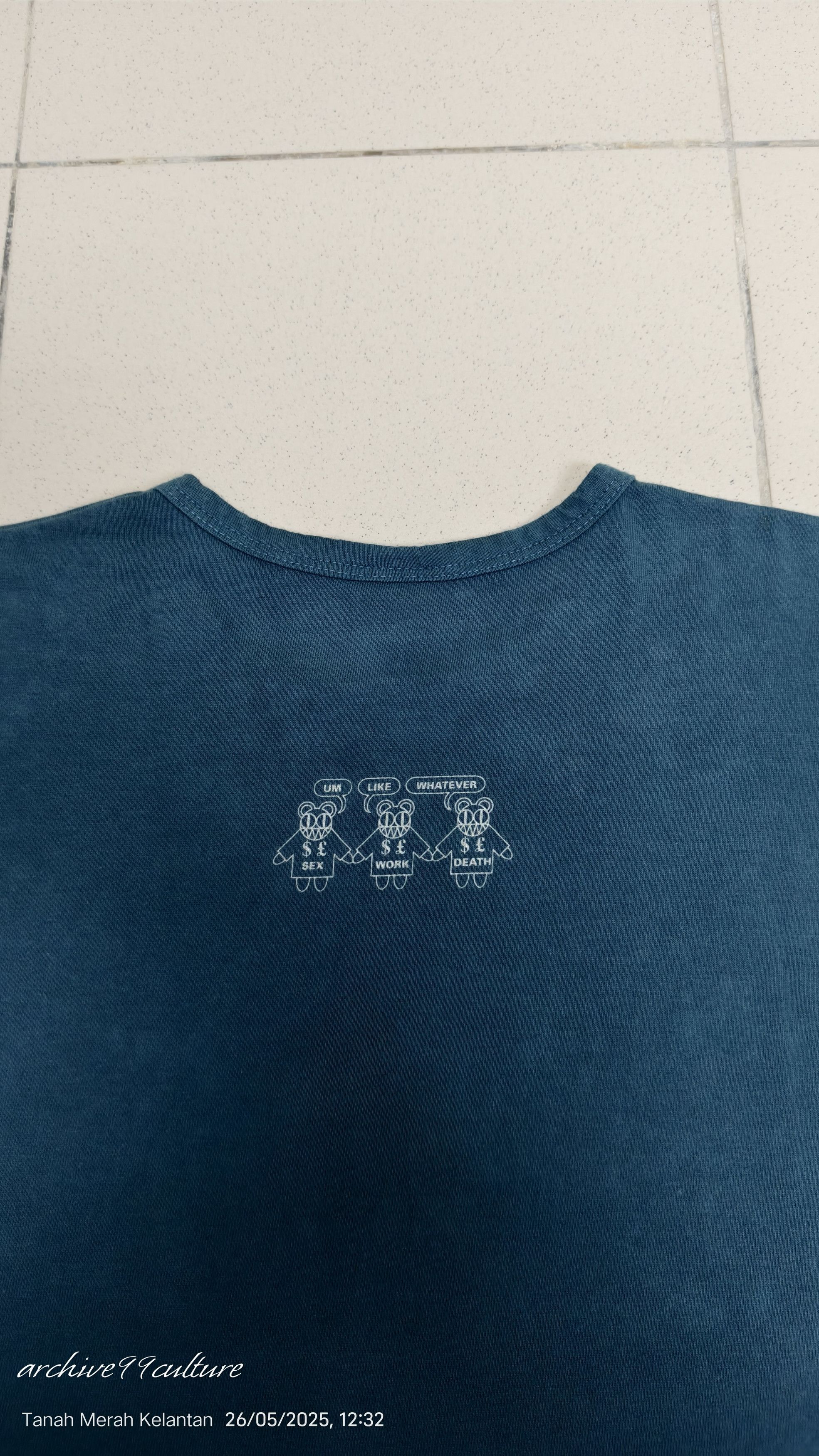 Band Tees × Vintage Vintage Radiohead Waste 99.00.01 Sex Work Death Tee Size US M / EU 48-50 / 2 - 7 Thumbnail