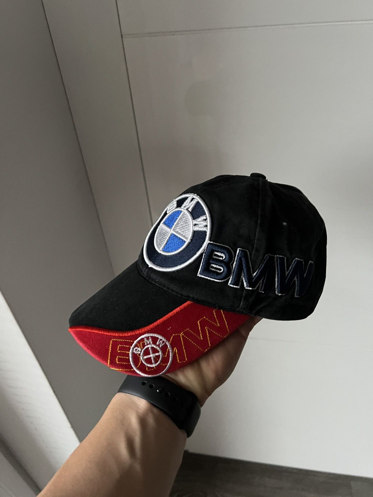 BMW Vintage BMW Embroidered Logo Vintage Racing Formula Cap Size ONE SIZE - 9 Thumbnail