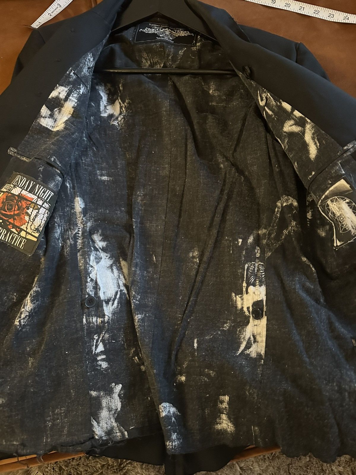 Tuesday Night Band Practice Tuesday Night Band Practice Blazer – Rare 2011 Wool Piece Size 34R - 3 Thumbnail
