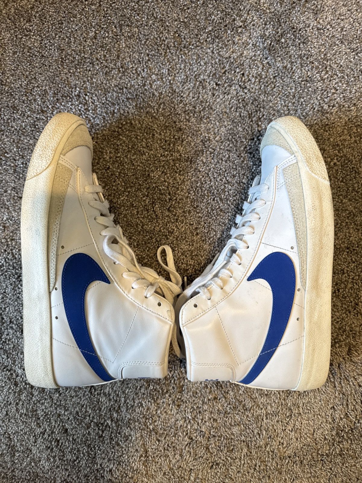 Nike Nearly new Nike blazers 77 blue swoosh Size US 10 / EU 43 - 3 Thumbnail