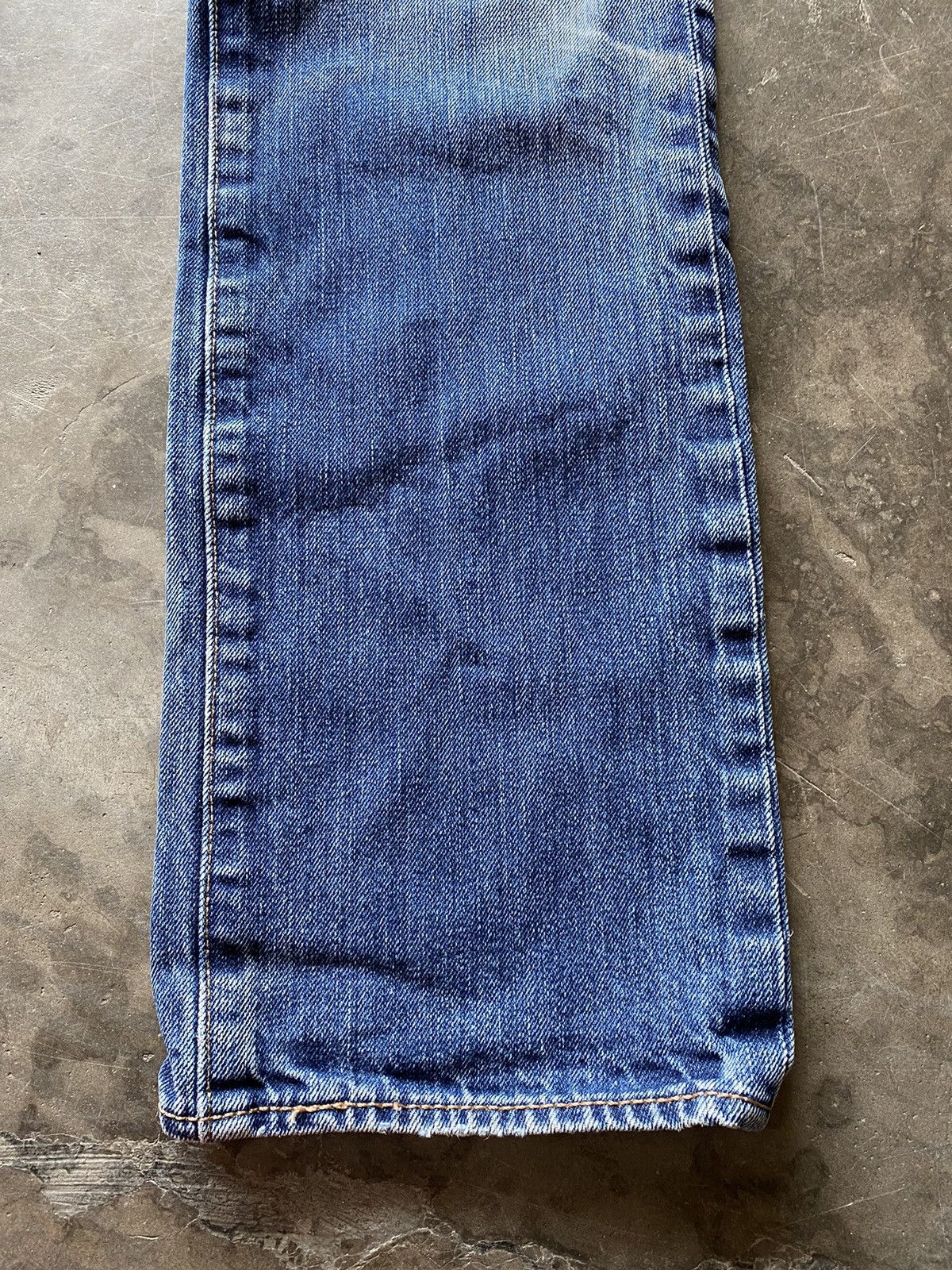 Hysteric Glamour × Levi's × Tornado Mart Levis Vintage Leather Patch Blue Stone Wash 30x34 Size US 29 - 9 Thumbnail