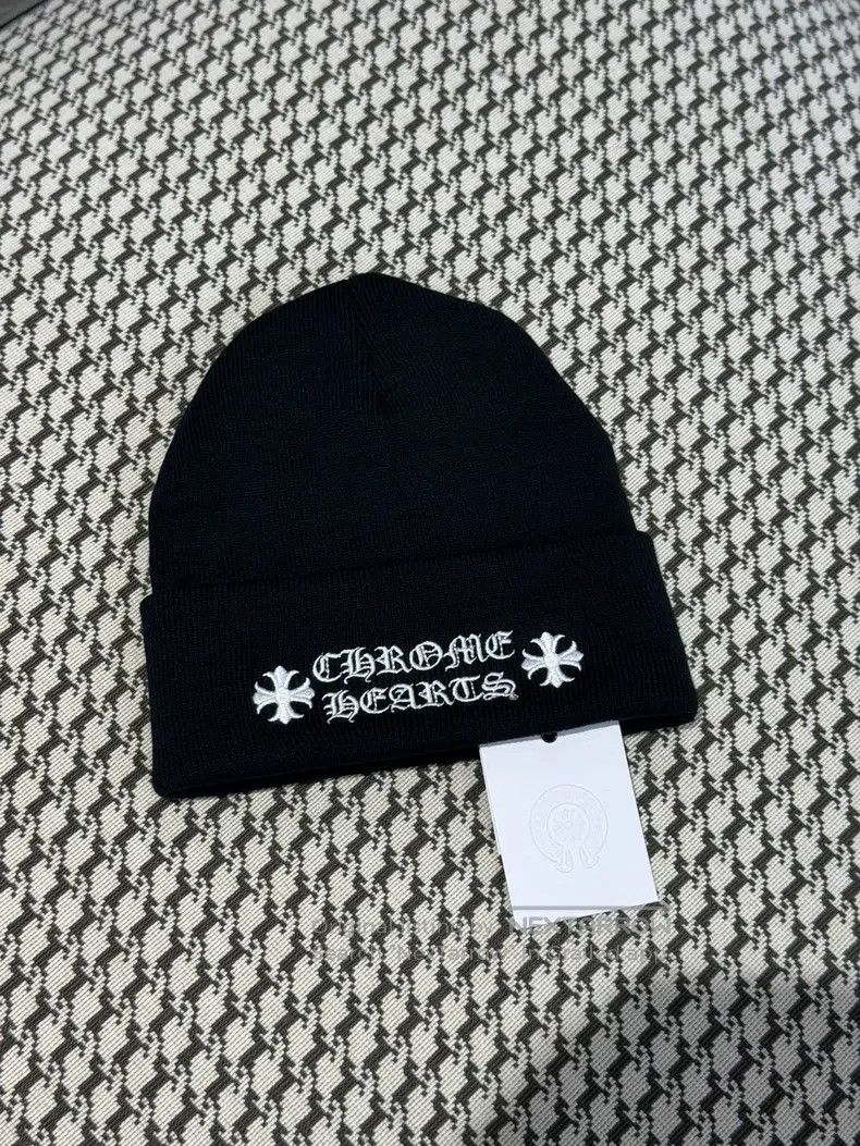 Chrome Hearts CHROME HEARTS Size OS Black letter Sanskrit embroidered col Size ONE SIZE - 1 Thumbnail