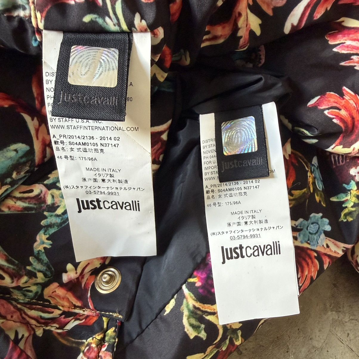 Just Cavalli Just Cavalli - 2014 Baroque Print Down Jacket Size XL / US 12-14 / IT 48-50 - 8 Thumbnail