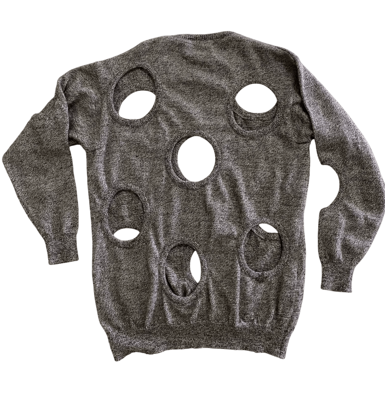 Moschino Summer Moschino ‘Holes’ Virgin Wool Sweater Size US M / EU 48-50 / 2 - 3 Thumbnail