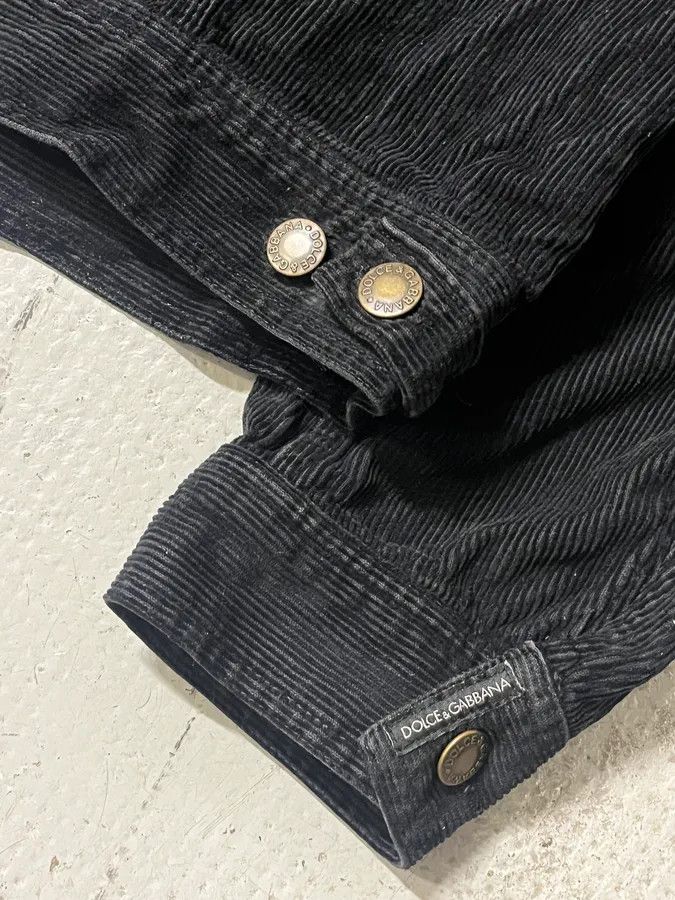 Dolce & Gabbana 2000s Dolce & Gabbana Black Distressed Denim Jacket Size US L / EU 52-54 / 3 - 6 Thumbnail