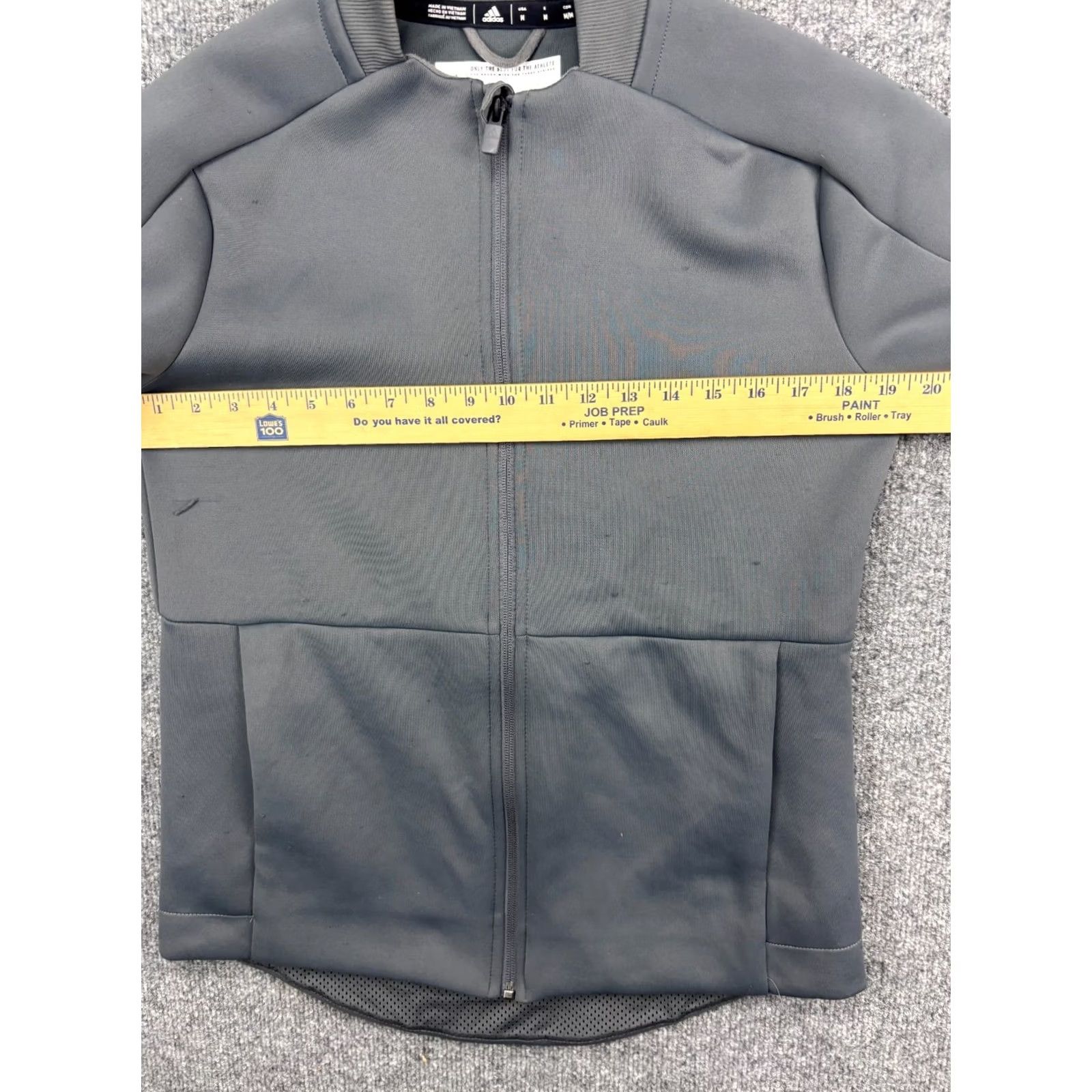 Adidas Adidas Team Squad Bomber Jacket Women M Gray Climalite Limited Edition Sports Jacket Size M / US 6-8 / IT 42-44 - 3 Thumbnail