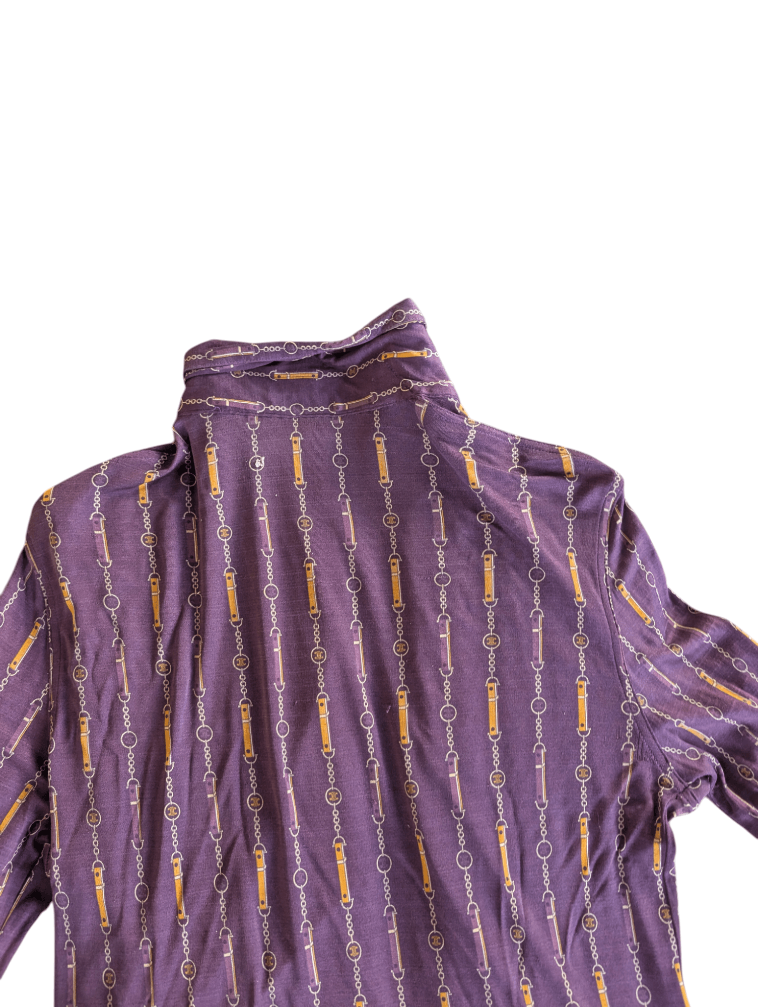 Celine Vintage 70 Celine Italy Silk Button Shirt Size US M / EU 48-50 / 2 - 7 Thumbnail