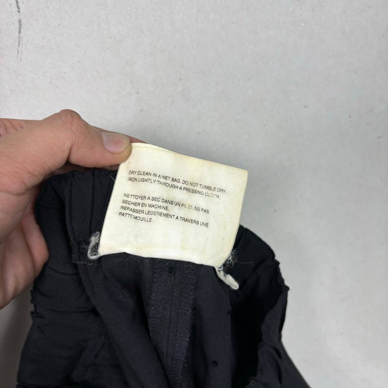 Comme des Garcons Thrashed AD2000 Comme Des Garcons Wool Wide Leg Pants Size US 30 / EU 46 - 16 Thumbnail