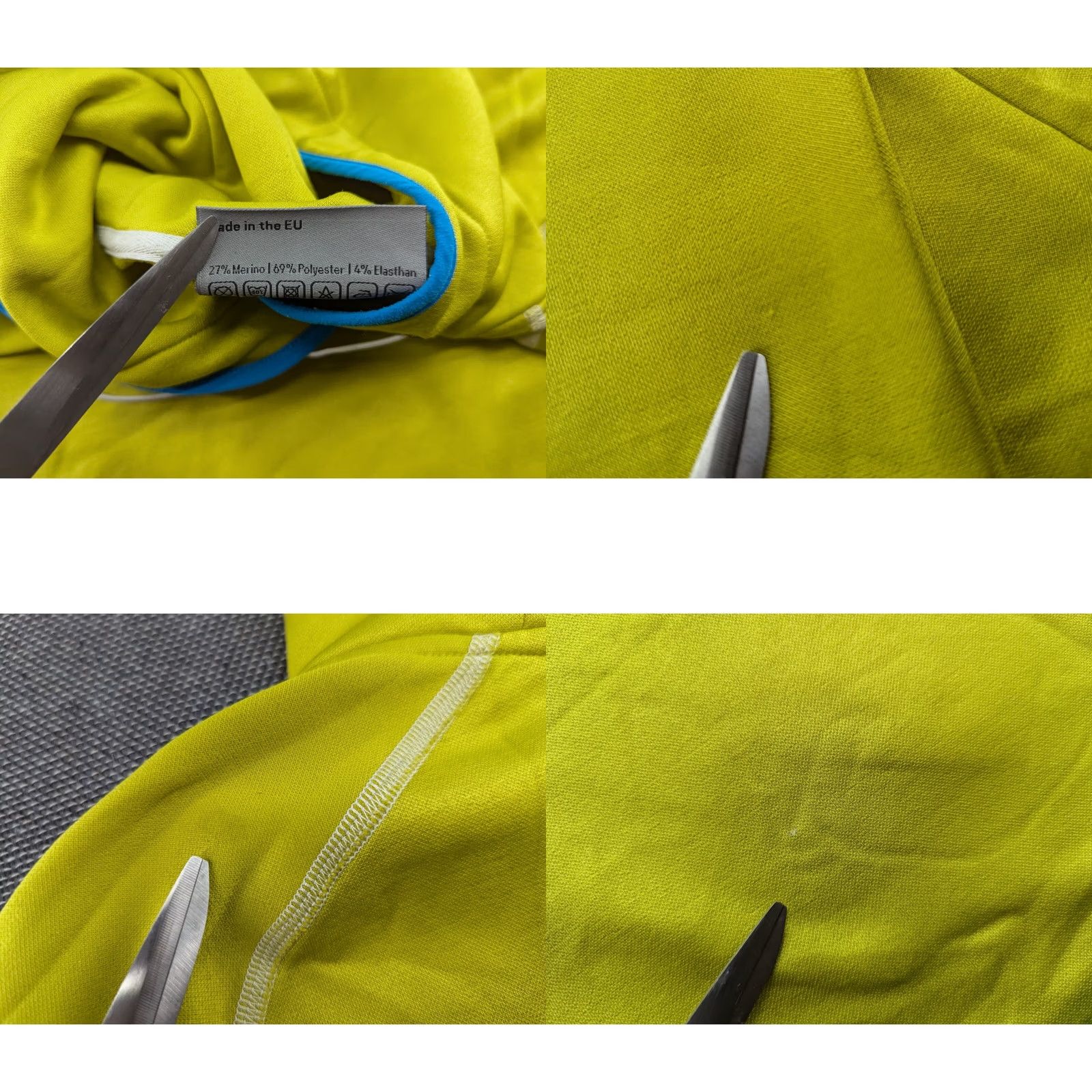 ORTOVOX Ortovox Mens Hoodie Small Yellow Jacket Merino Wool Inside Outdoor Sweatshirt Hoodie Pullover Full Zip Mens XS? Size US S / EU 44-46 / 1 - 8 Thumbnail