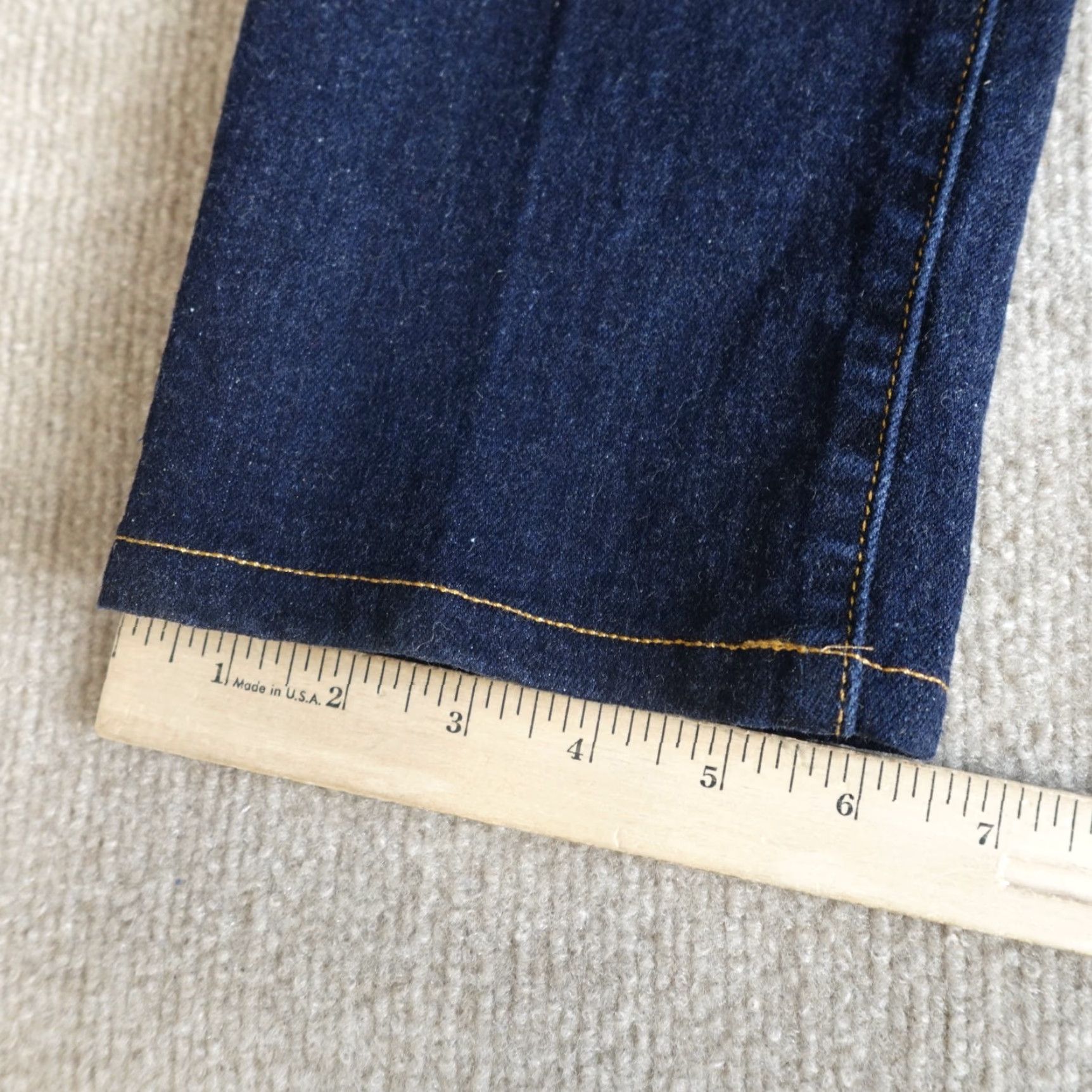 Vintage Flint & Tinder Jeans Slim Straight Blue 29 Inseam 5-Pocket Denim Cotton Spandex Belt Loops USA Regular Men’s Size 30? Size US 30 / EU 46 - 5 Thumbnail