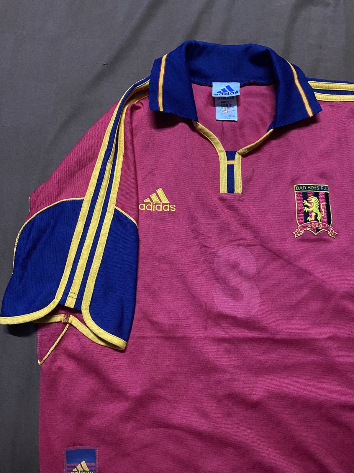 Adidas Vintage 2000 Bad Boys FC Template Spain Jersey Size US L / EU 52-54 / 3 - 4 Thumbnail