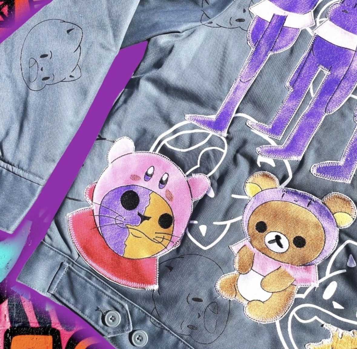 Handmade 🆕 GaViN "GiLF" SouTH GuCCI The CaT🐈 Work Jacket 🧥 Size US M / EU 48-50 / 2 - 4 Thumbnail