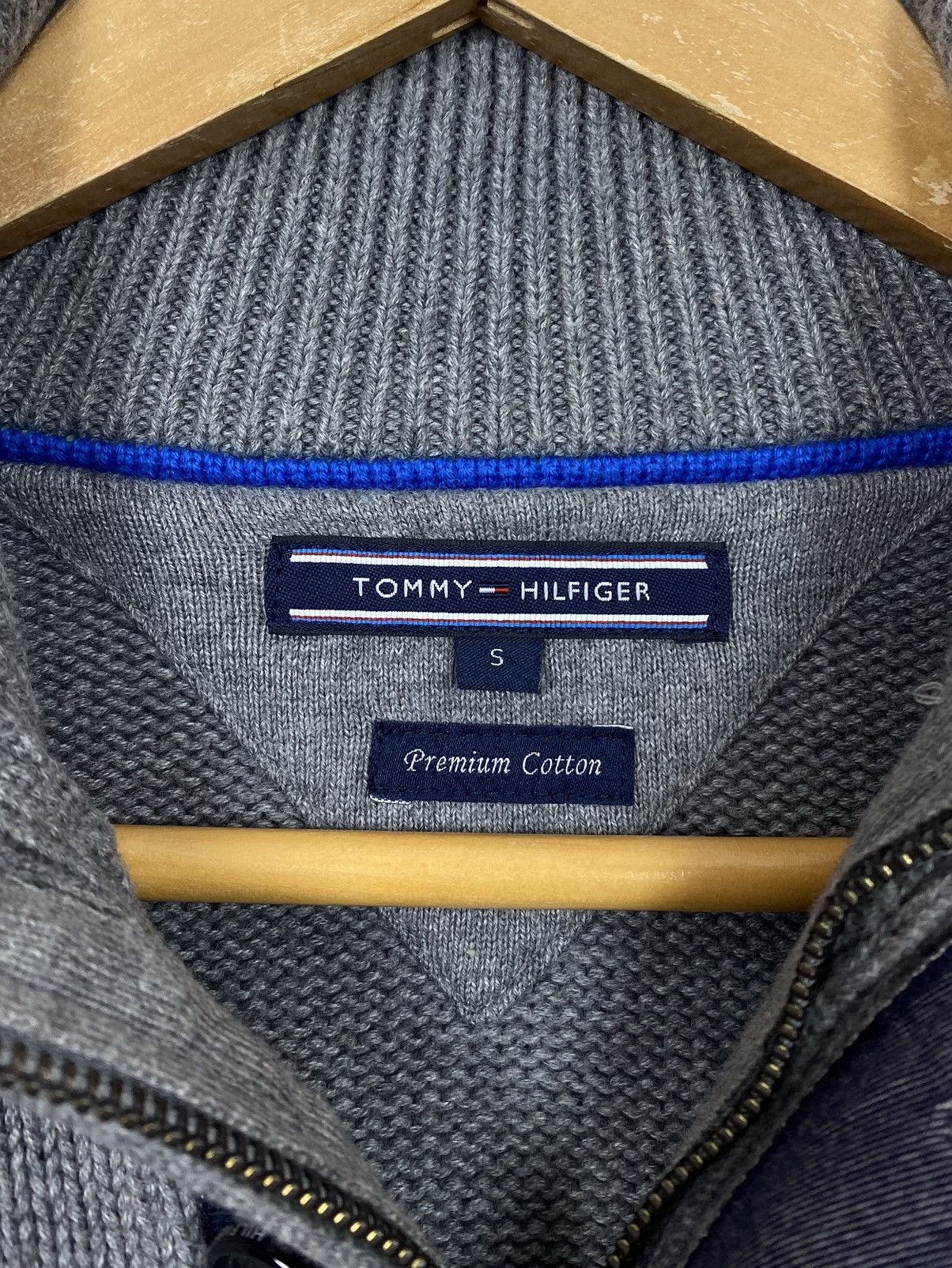 Tommy Hilfiger Tommy Hilfigier Mens Sweater Jumper Size S Grey High Neck Size US S / EU 44-46 / 1 - 5 Thumbnail