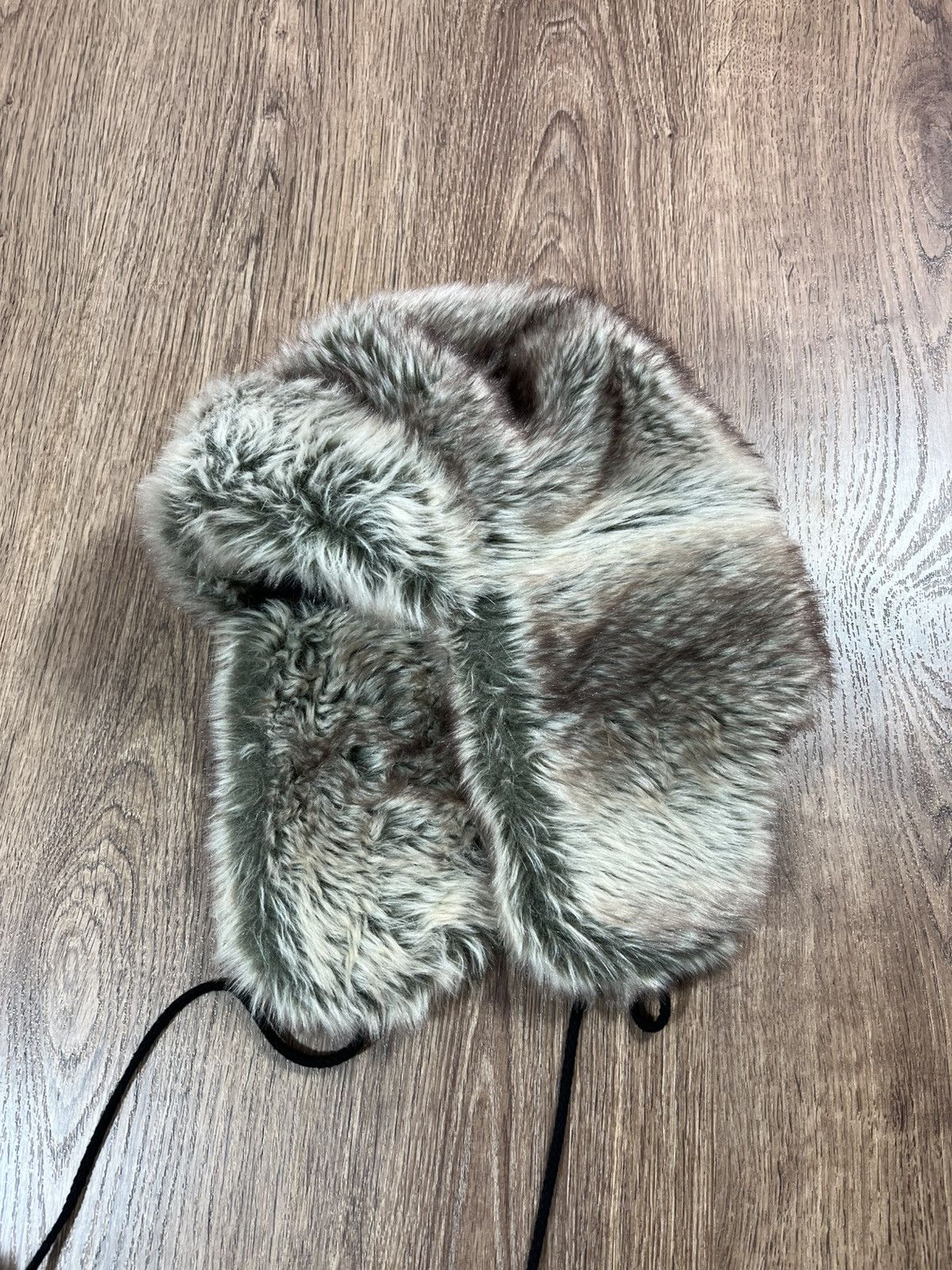 Japanese Brand Vintage Crazy Y2k Fuzzy Fur Ushanka Hat Size ONE SIZE - 6 Thumbnail