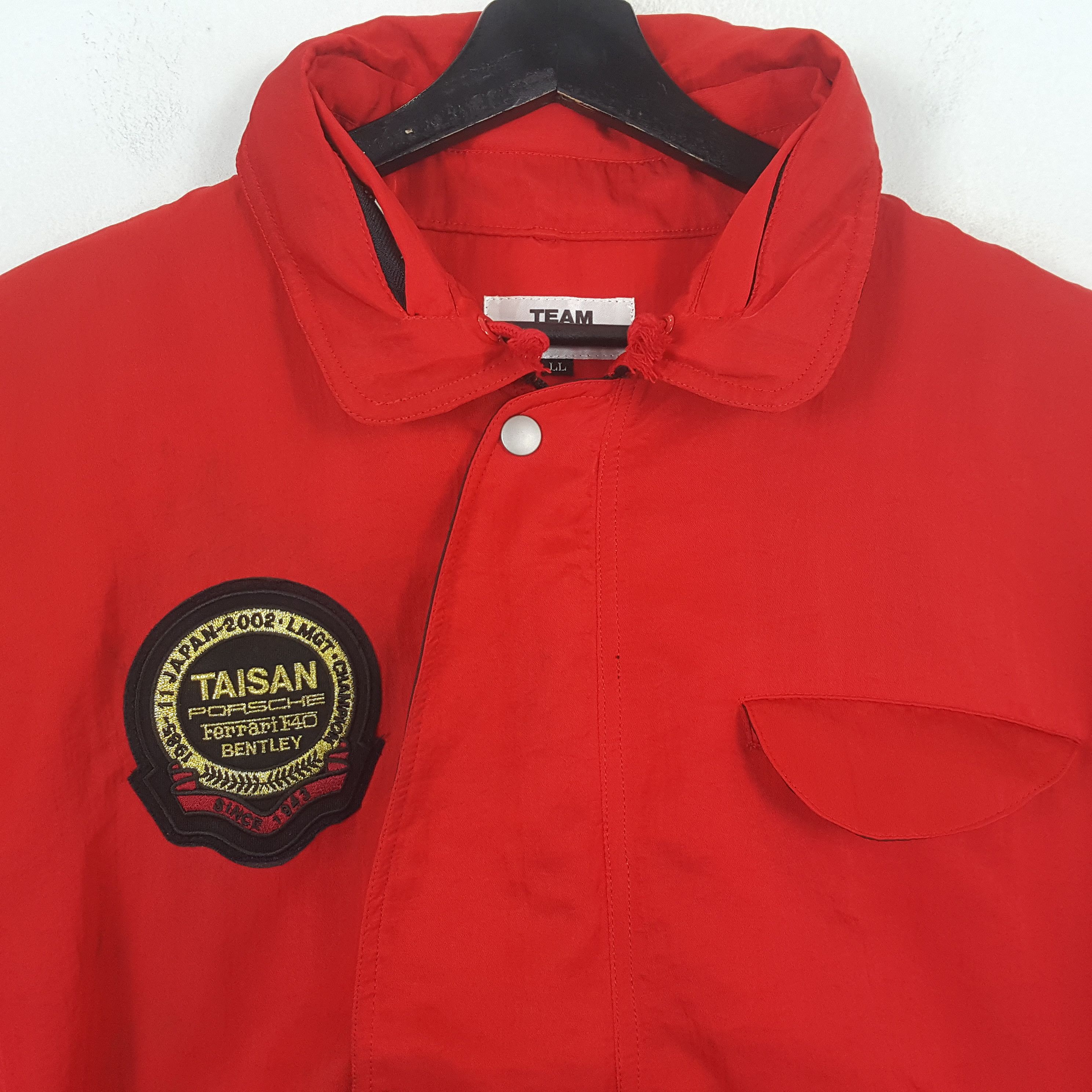 Vintage Team Taisan Porsche Ferrari Bentley Motorsports Jacket Size US L / EU 52-54 / 3 - 4 Thumbnail
