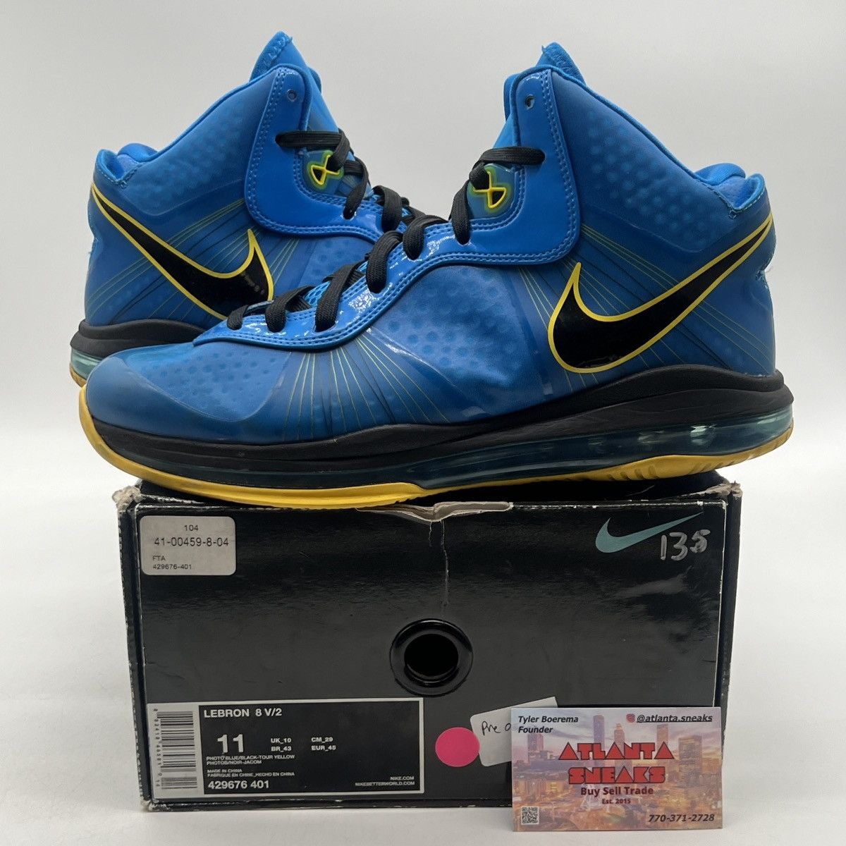 Nike Lebron 8 entourage Size US 11 / EU 44 - 1 Thumbnail