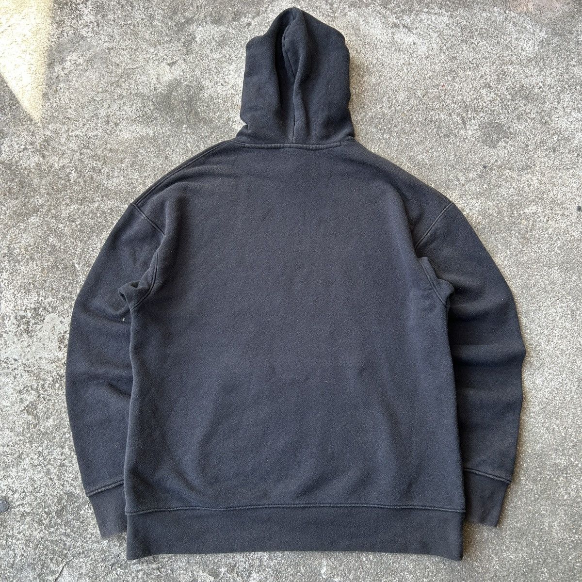 Nike × Vintage Nike Hoodie center Black Fade Style Vintage Size US S / EU 44-46 / 1 - 2 Thumbnail