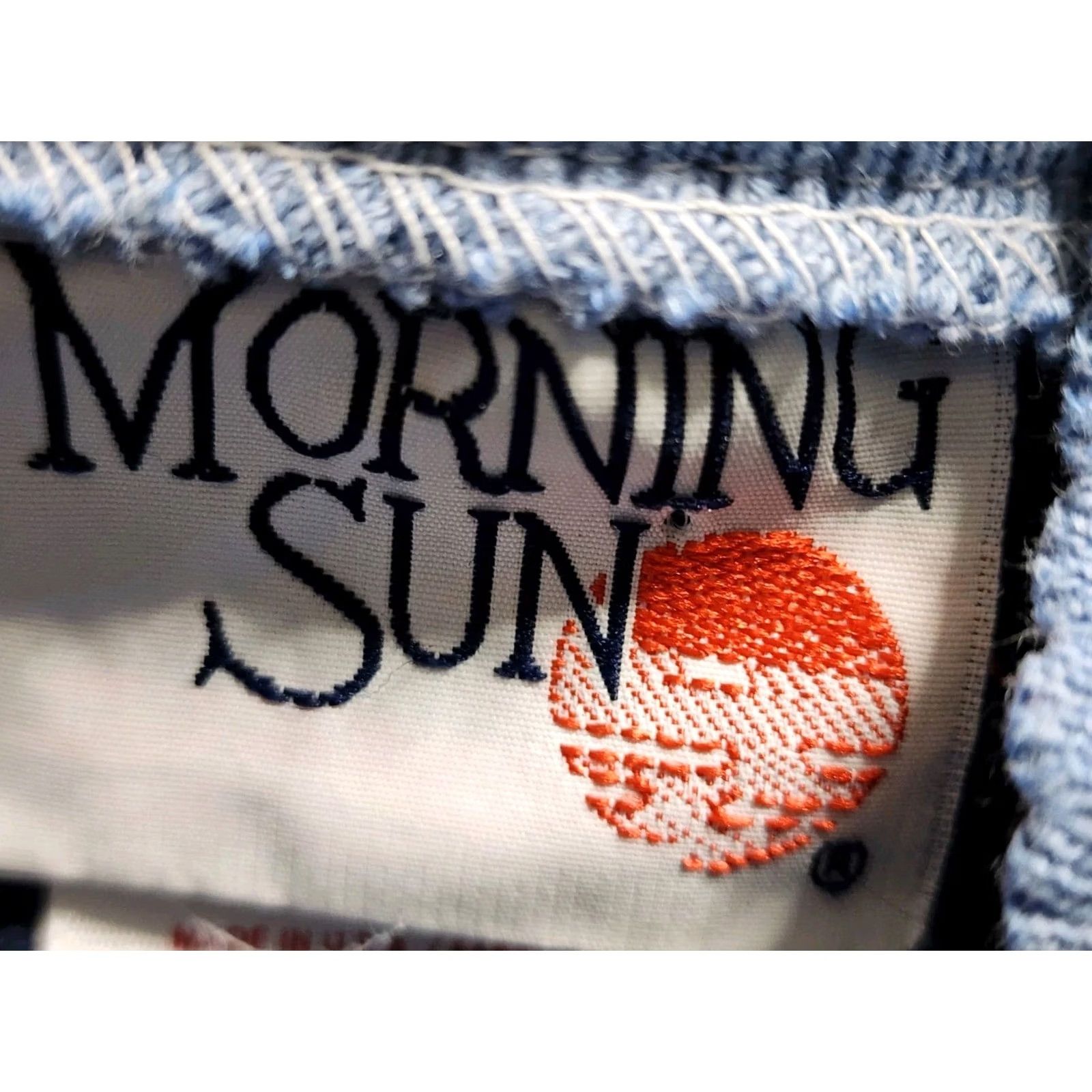 Vintage VINTAGE Morning Sun Sweatshirt Collared Blue Floral Pullover L Mens Regular All Seasons Easy Care Size L / US 10 / IT 46 - 5 Thumbnail