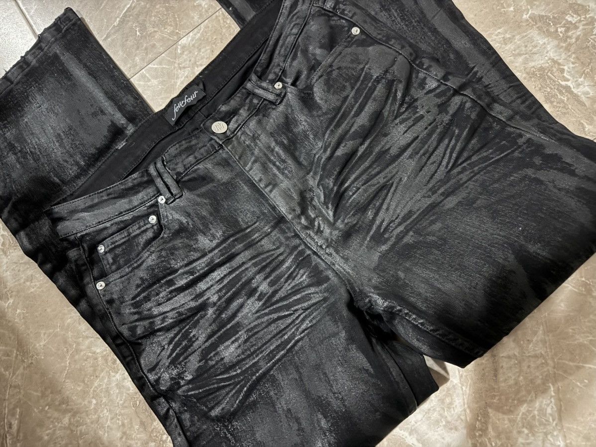 Tornado Mart FourFour Waxed Flared Denim Size US 36 / EU 52 - 5 Thumbnail