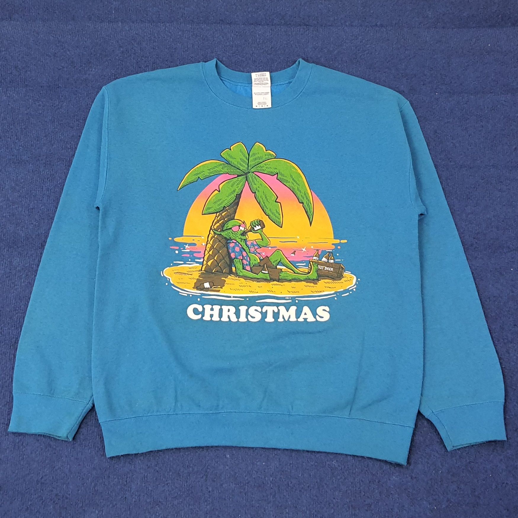 Vintage Vintage Christmas Island 90s Sweatshirt C255N17 Size US M / EU 48-50 / 2 - 1 Thumbnail