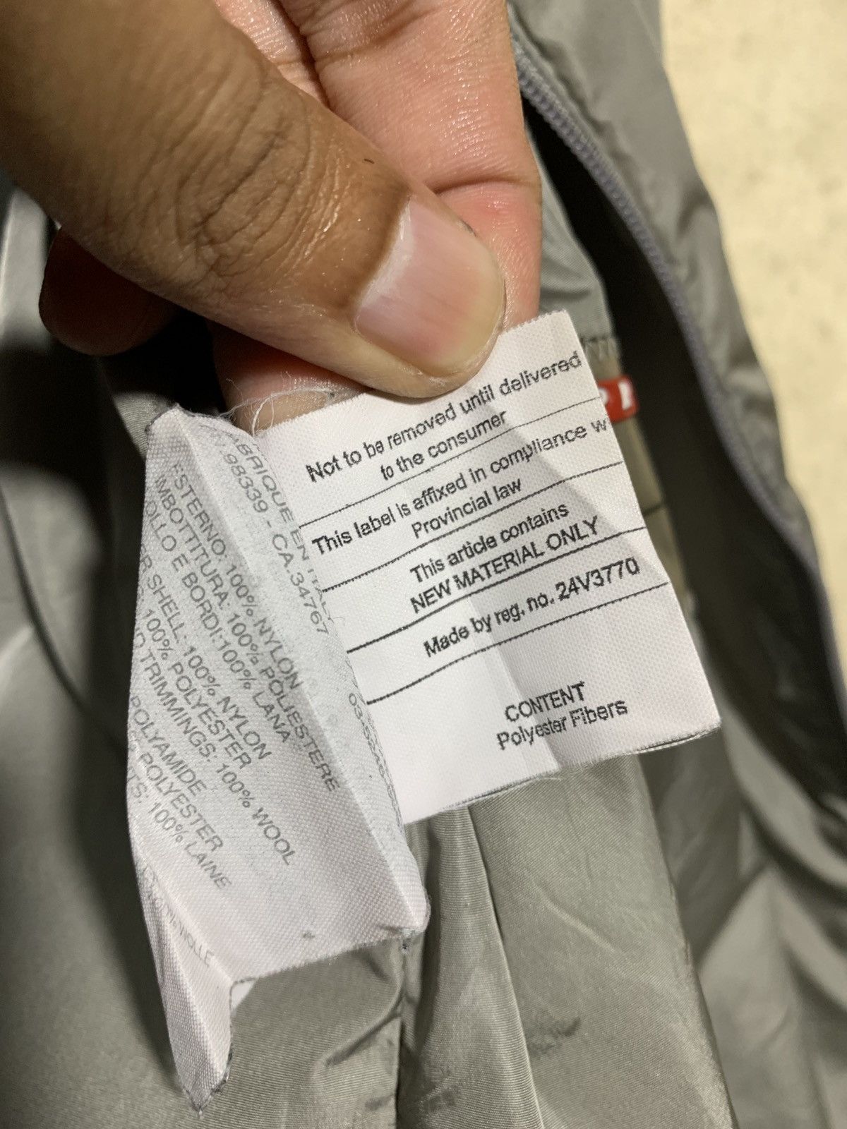 Prada 🔥VTG PRADA NYLON BOMBER JACKETS Size US M / EU 48-50 / 2 - 12 Thumbnail
