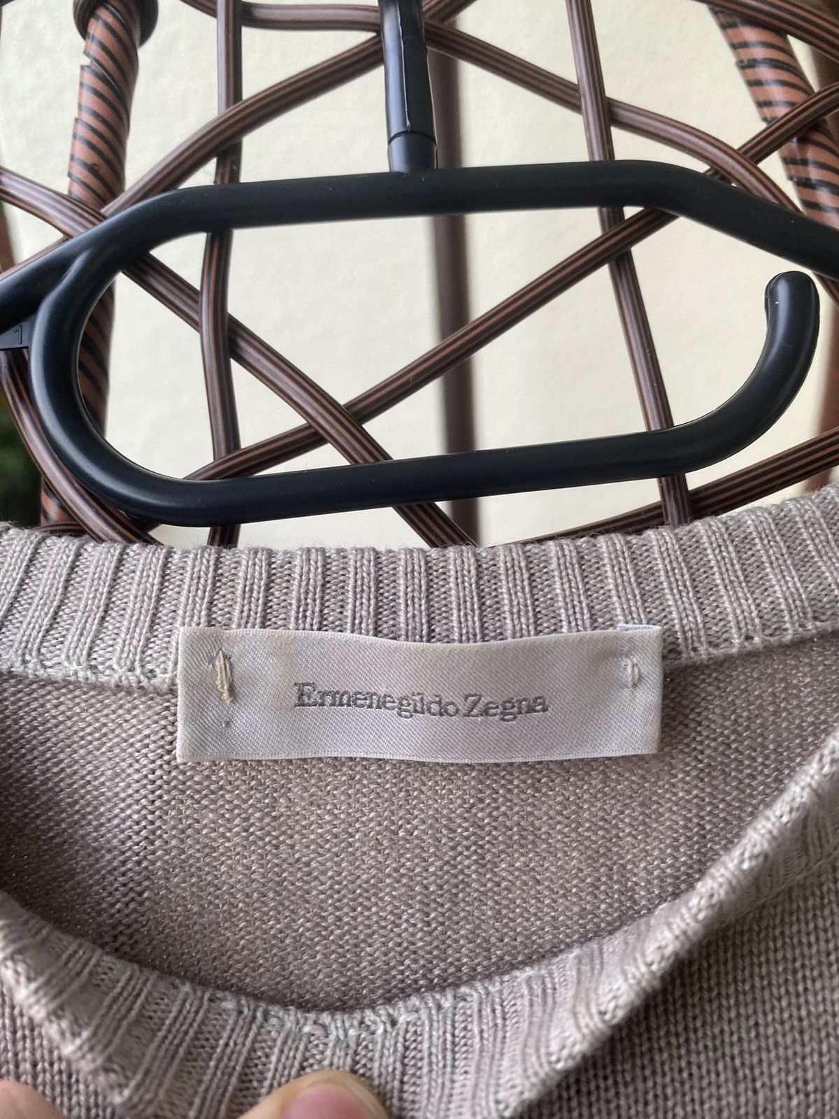 Ermenegildo Zegna Ermenegildo zegna luxury rare silk with cashmere knitwear Size US M / EU 48-50 / 2 - 2 Thumbnail