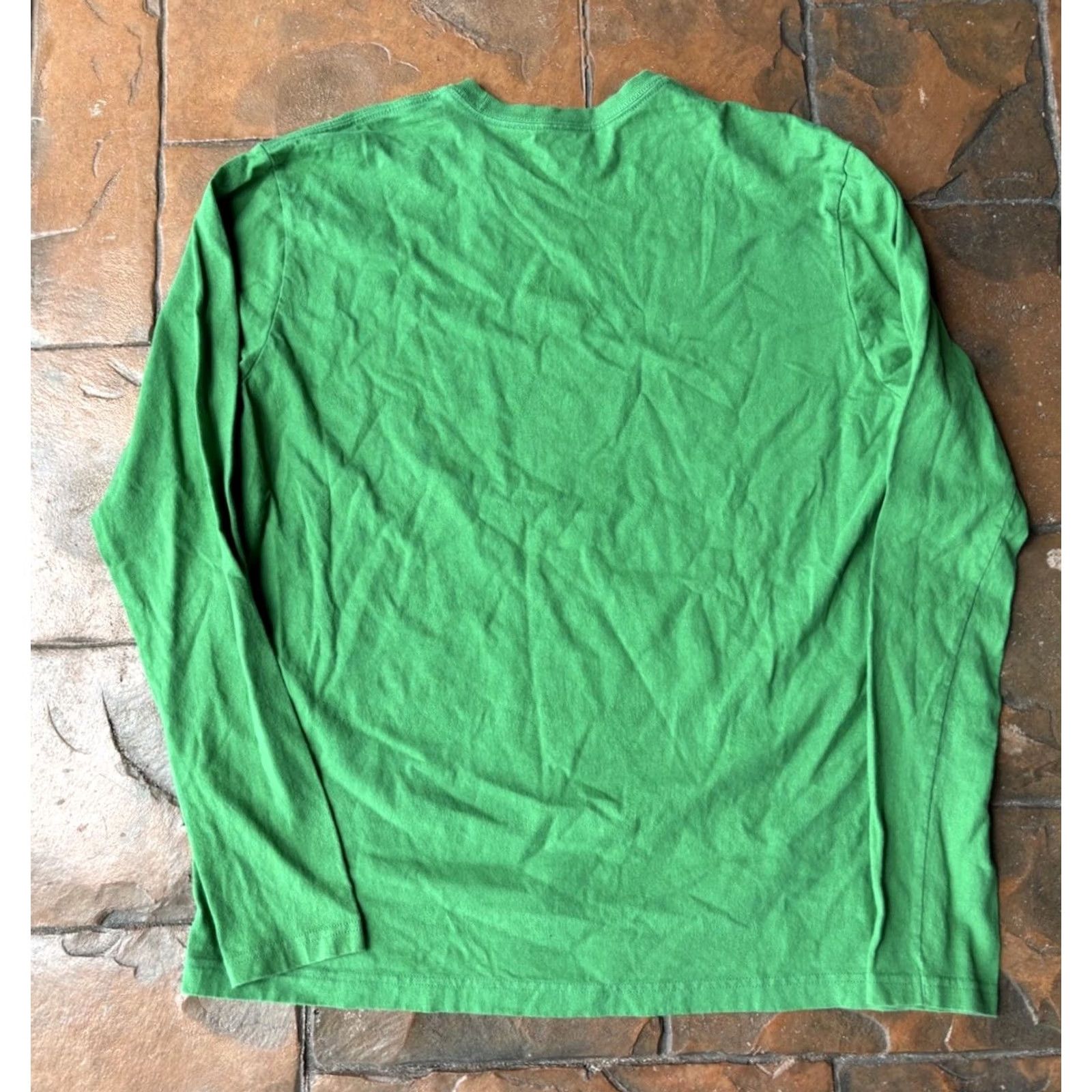 Apple VINTAGE Apple Store Employee Staff Long Sleeve T-Shirt Large Green Size US L / EU 52-54 / 3 - 3 Thumbnail