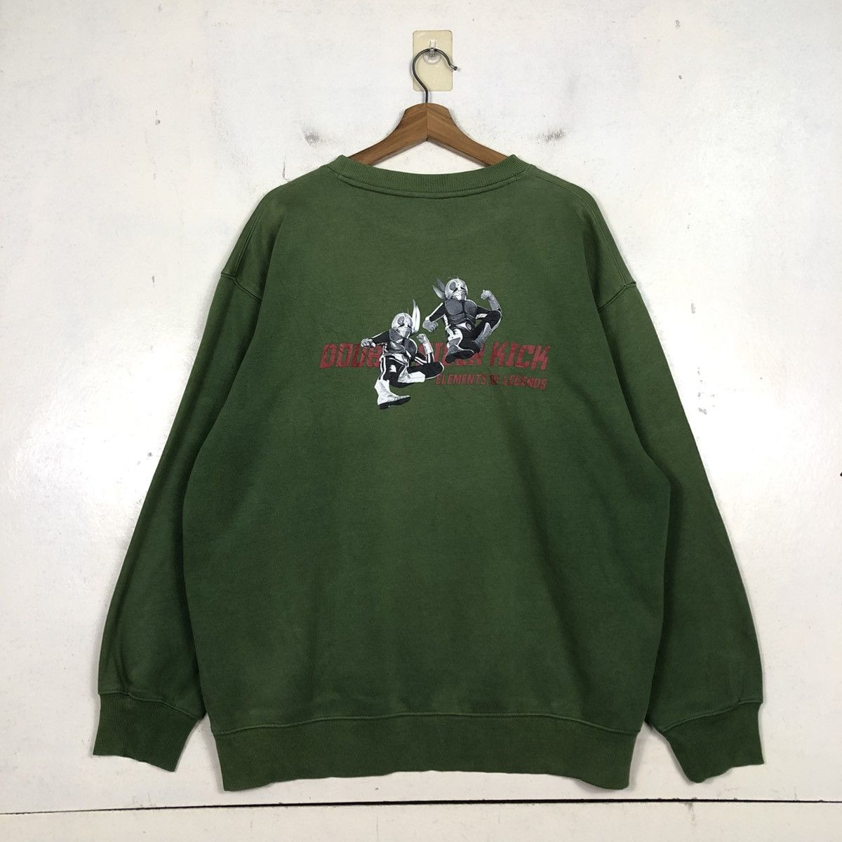 Japanese Brand 📌Masked Rider 50th Anniversary Cartoon Sweatshirt Big Logo Size US XL / EU 56 / 4 - 10 Thumbnail