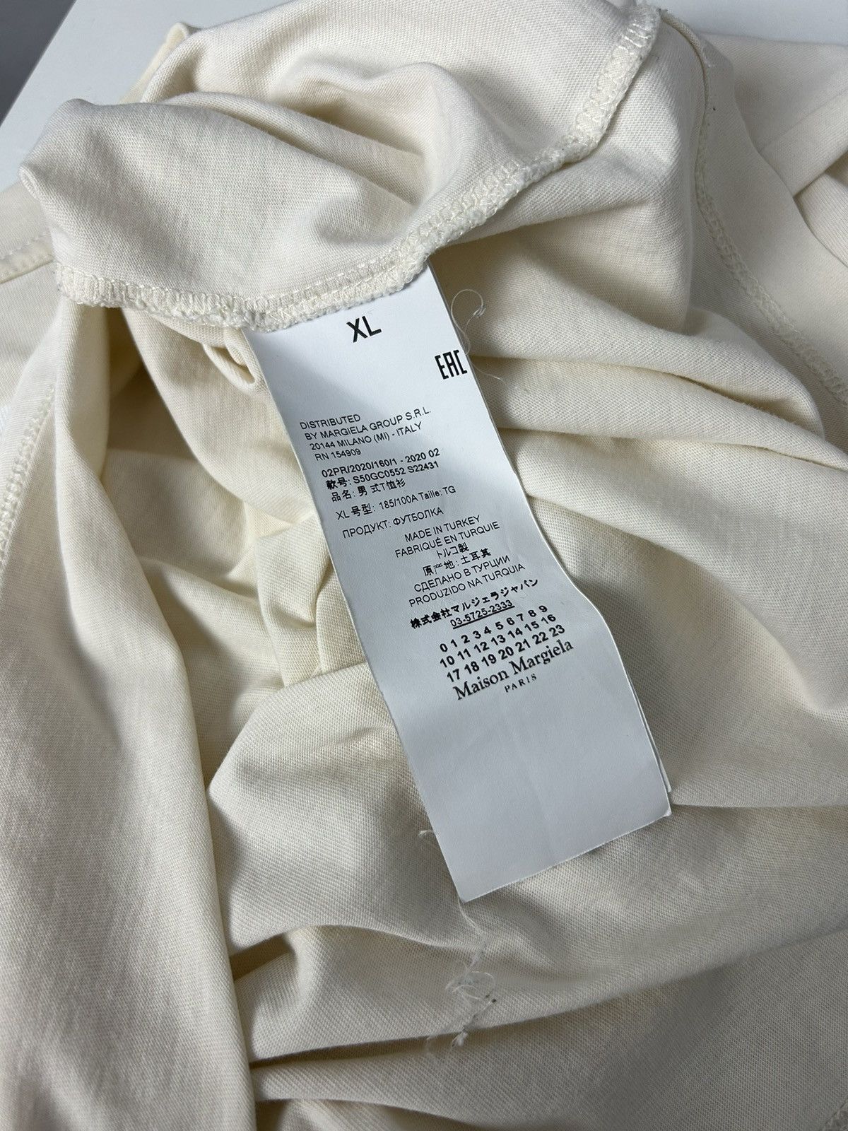 Maison Margiela Maison Margiela Basic Short Sleeve T-Shirt Men’s XL Size US XL / EU 56 / 4 - 11 Thumbnail