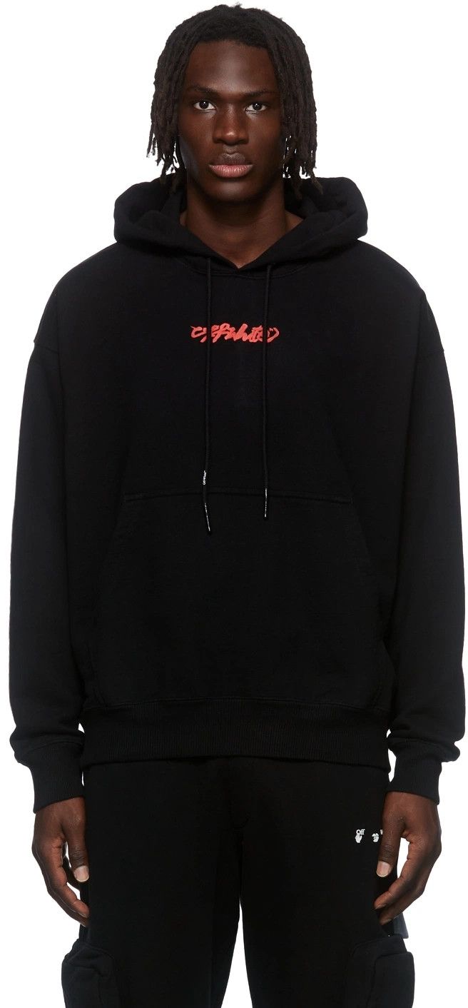 Off-White Black Arrow on Canvas Oversized Skate Hoodie Size US S / EU 44-46 / 1 - 4 Thumbnail