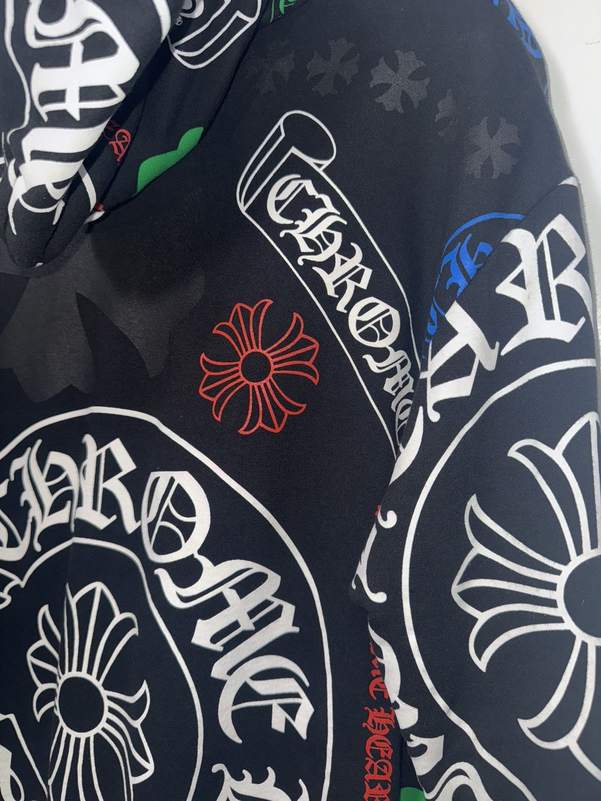 Chrome Hearts black Chrome Hearts Stencil Hoodie Size US M / EU 48-50 / 2 - 5 Thumbnail