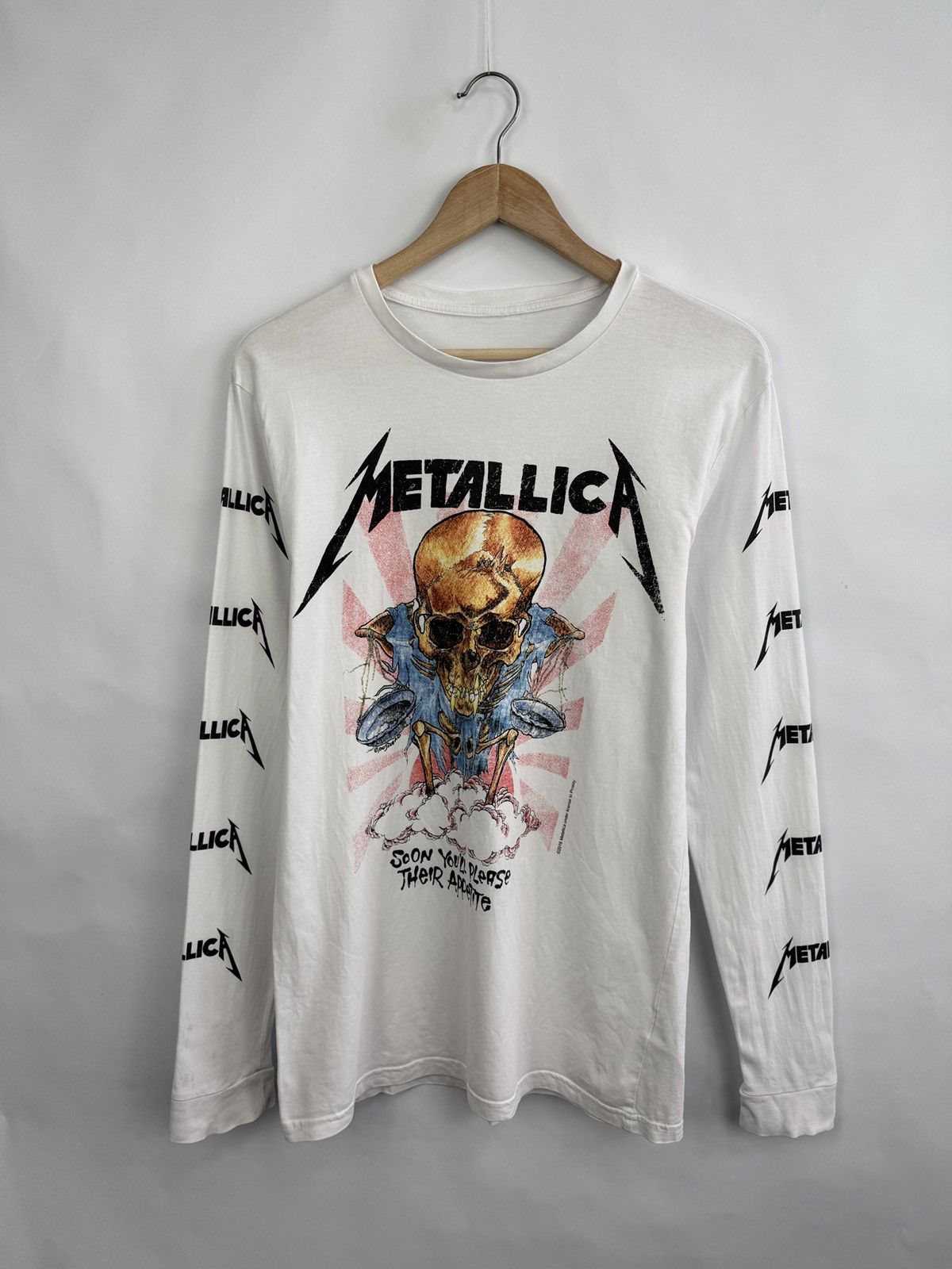 Metallica 🇺🇸 Vtg Y2K Metallica Soon You’ll Please Their Appetite LongSl Size US M / EU 48-50 / 2 - 3 Thumbnail