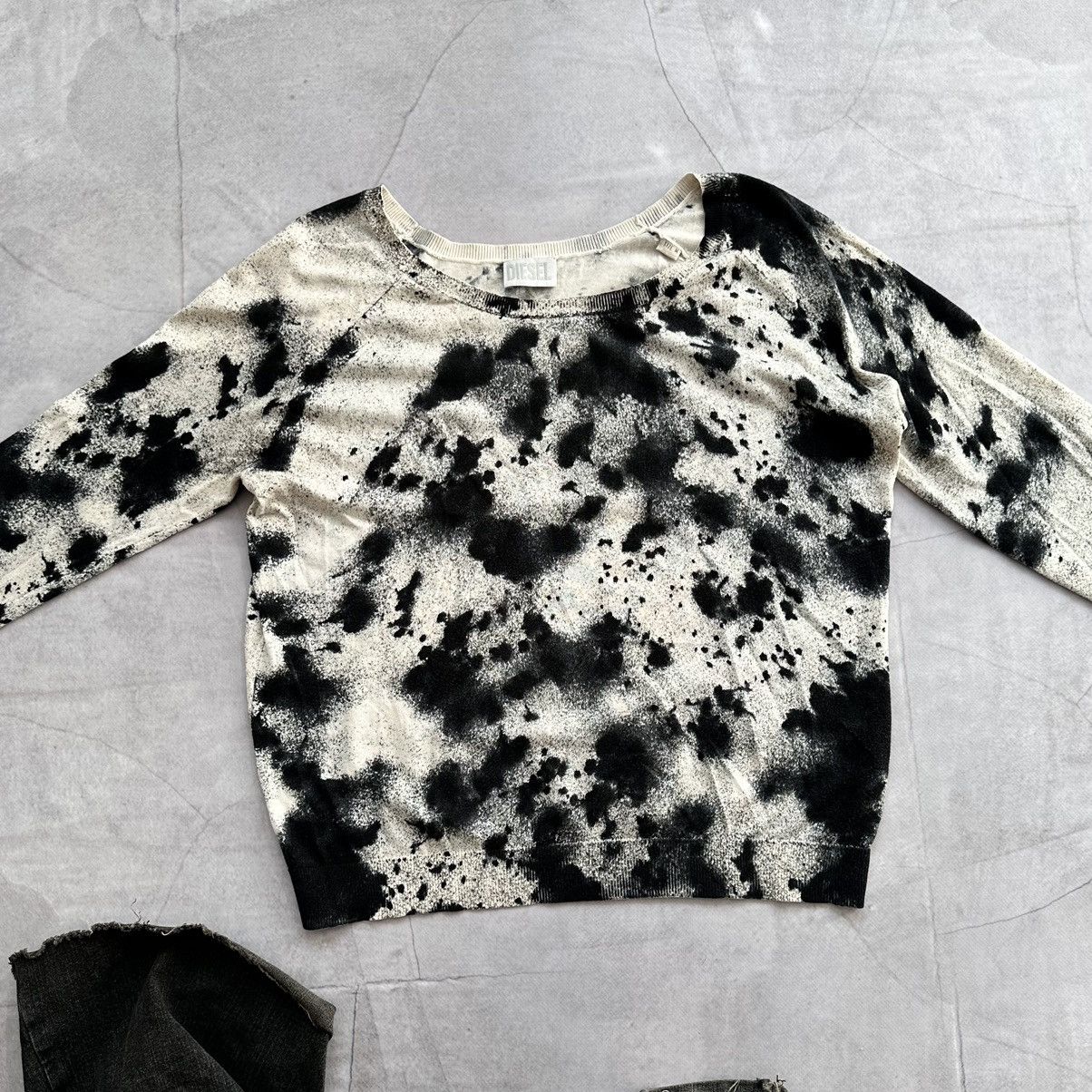 Hysteric Glamour × Undercover 00s Diesel Y2K Long Sleeve T Shirt Tee Abstract Sweater Size M / US 6-8 / IT 42-44 - 5 Thumbnail
