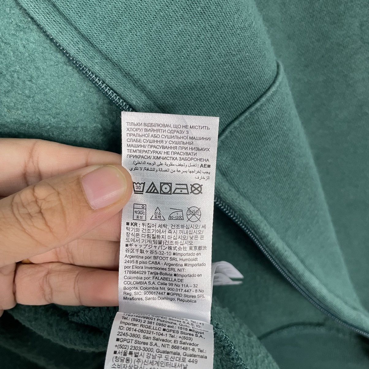 Gap Gap Big Logo Zipper Hoodie Size US M / EU 48-50 / 2 - 24 Thumbnail