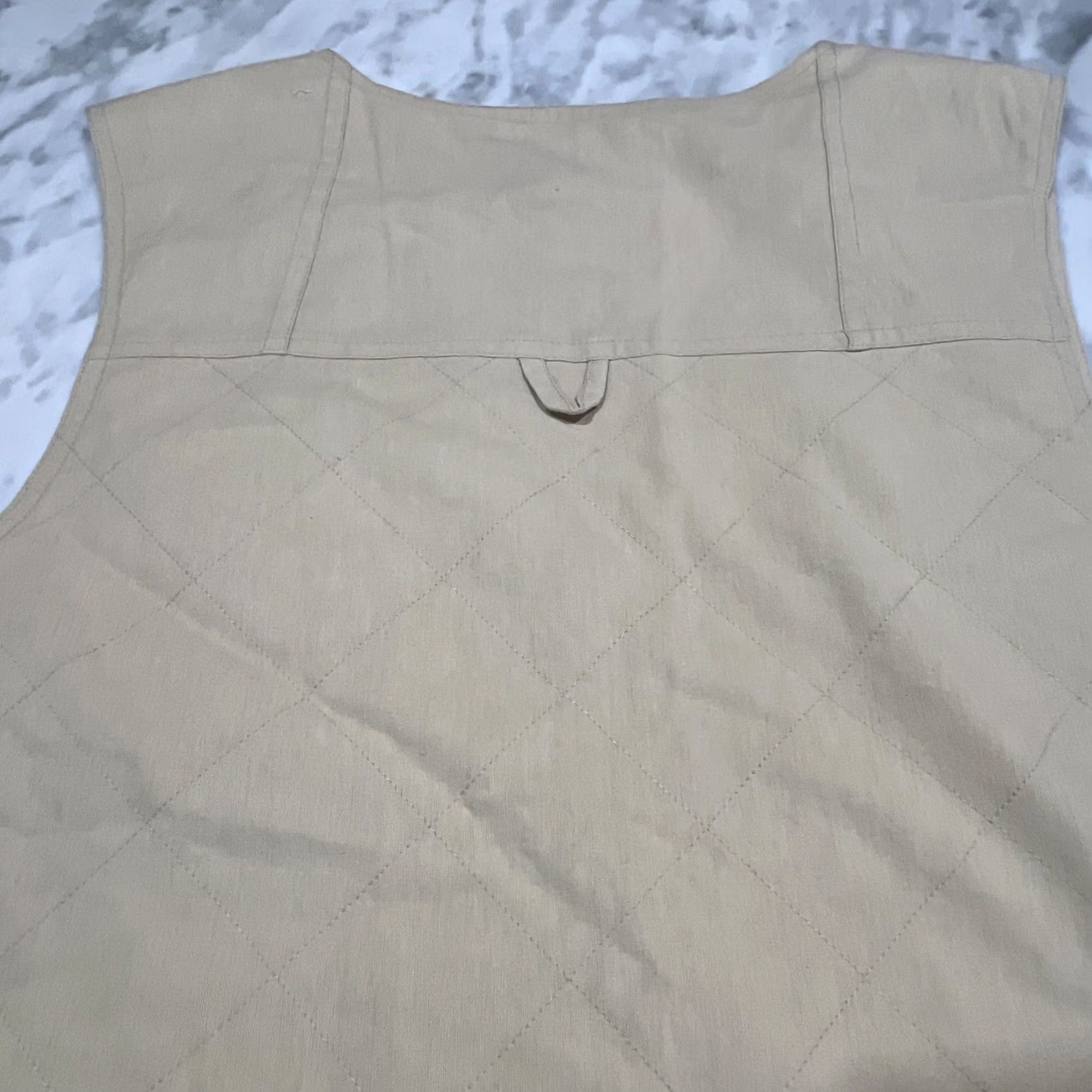 Orvis Orvis Vest Womens M Cotton Lightweight Safari Utility 4 Button Beige Size M / US 6-8 / IT 42-44 - 5 Thumbnail
