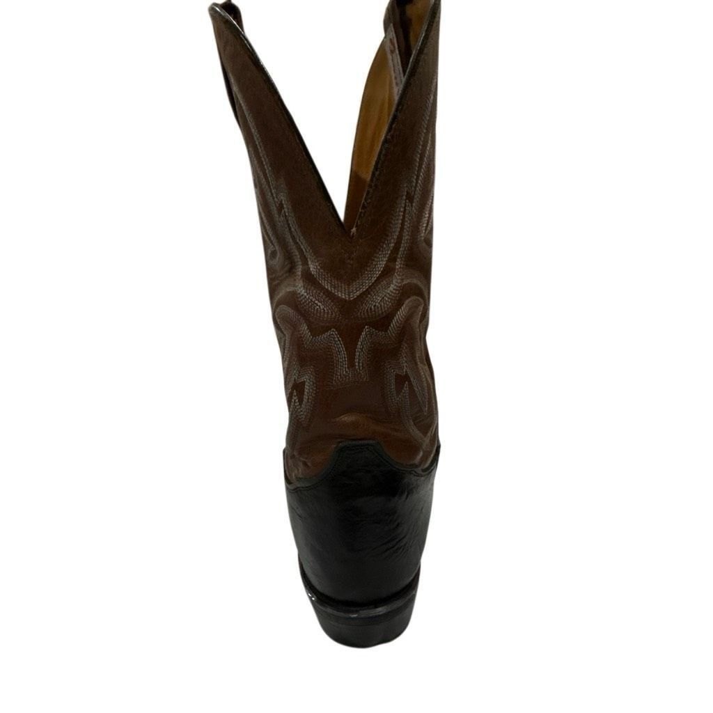Tony Lama Tony Lama Fernando 12" Western Cowboy Boots Black Brown Leat Size US 10 / EU 43 - 8 Thumbnail