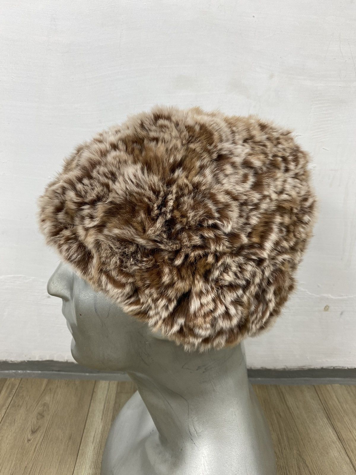 Japanese Brand Gravure Stretch Fur Beanie Hats Size ONE SIZE - 3 Thumbnail