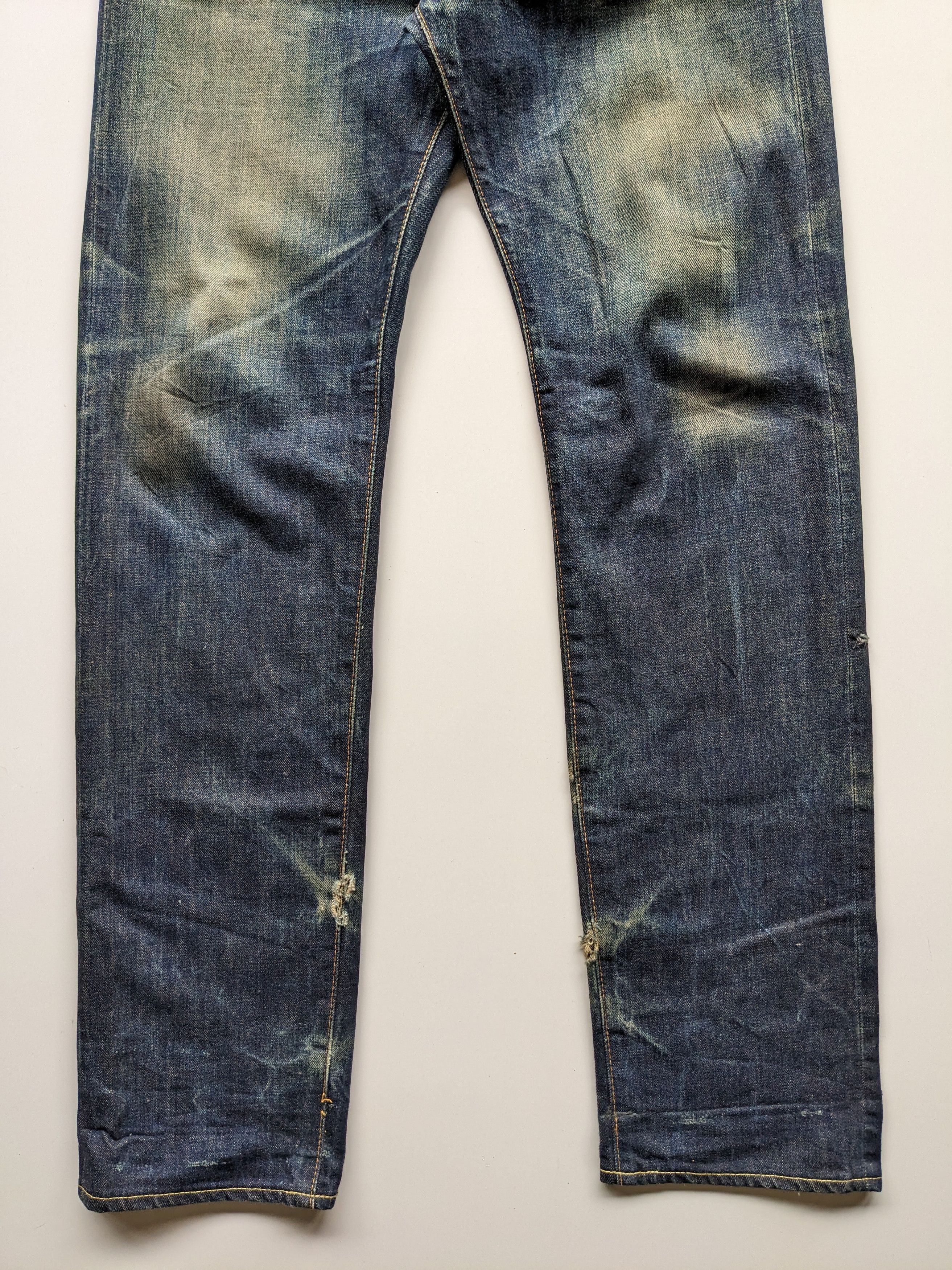 Japanese Brand × Jean Cune faded distressed jeans made in japan Size US 31 - 4 Thumbnail