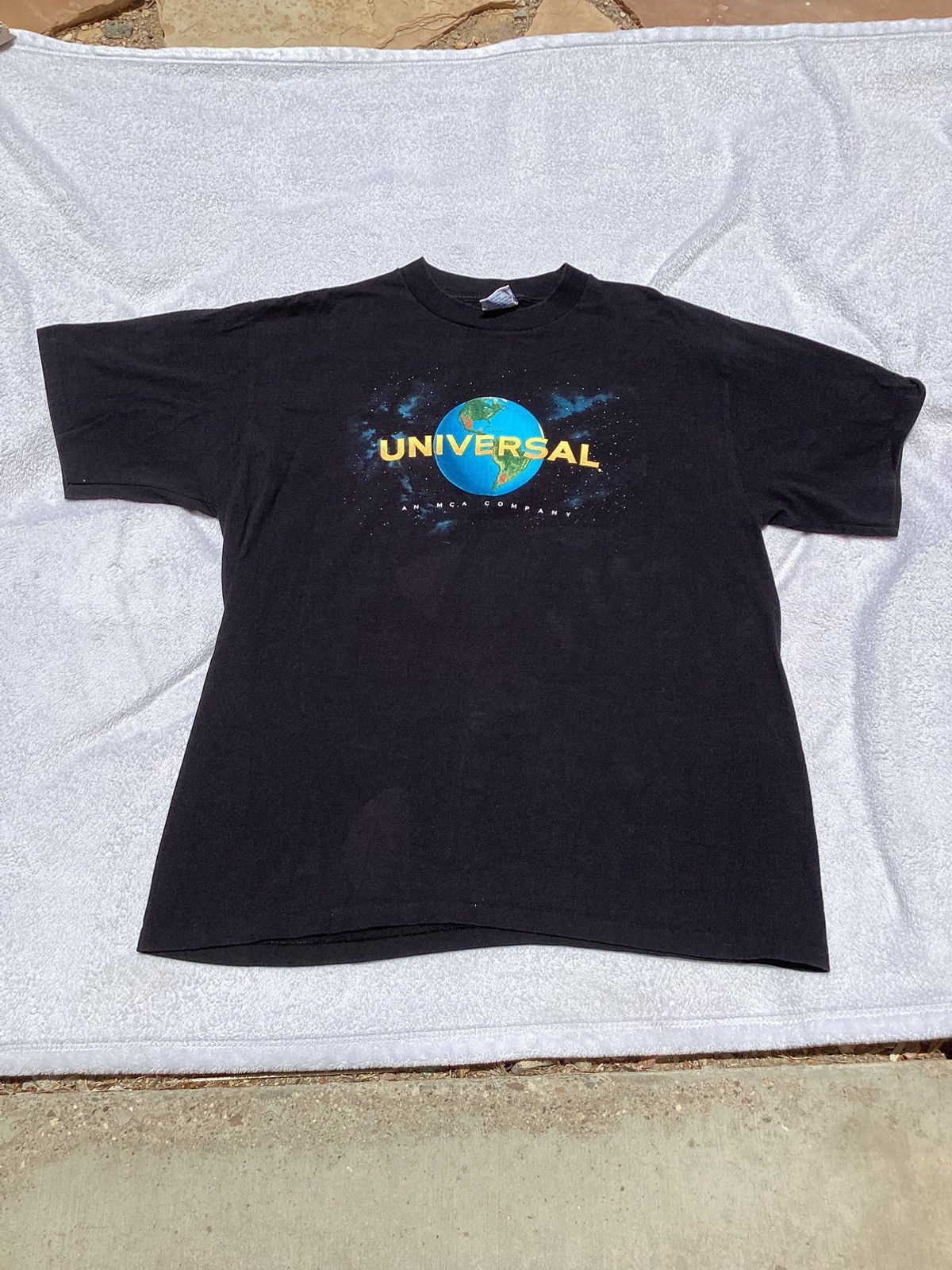 Universal Studios Vtg 90s Universal Studios single stitch USA made all sport T Size US XL / EU 56 / 4 - 1 Thumbnail