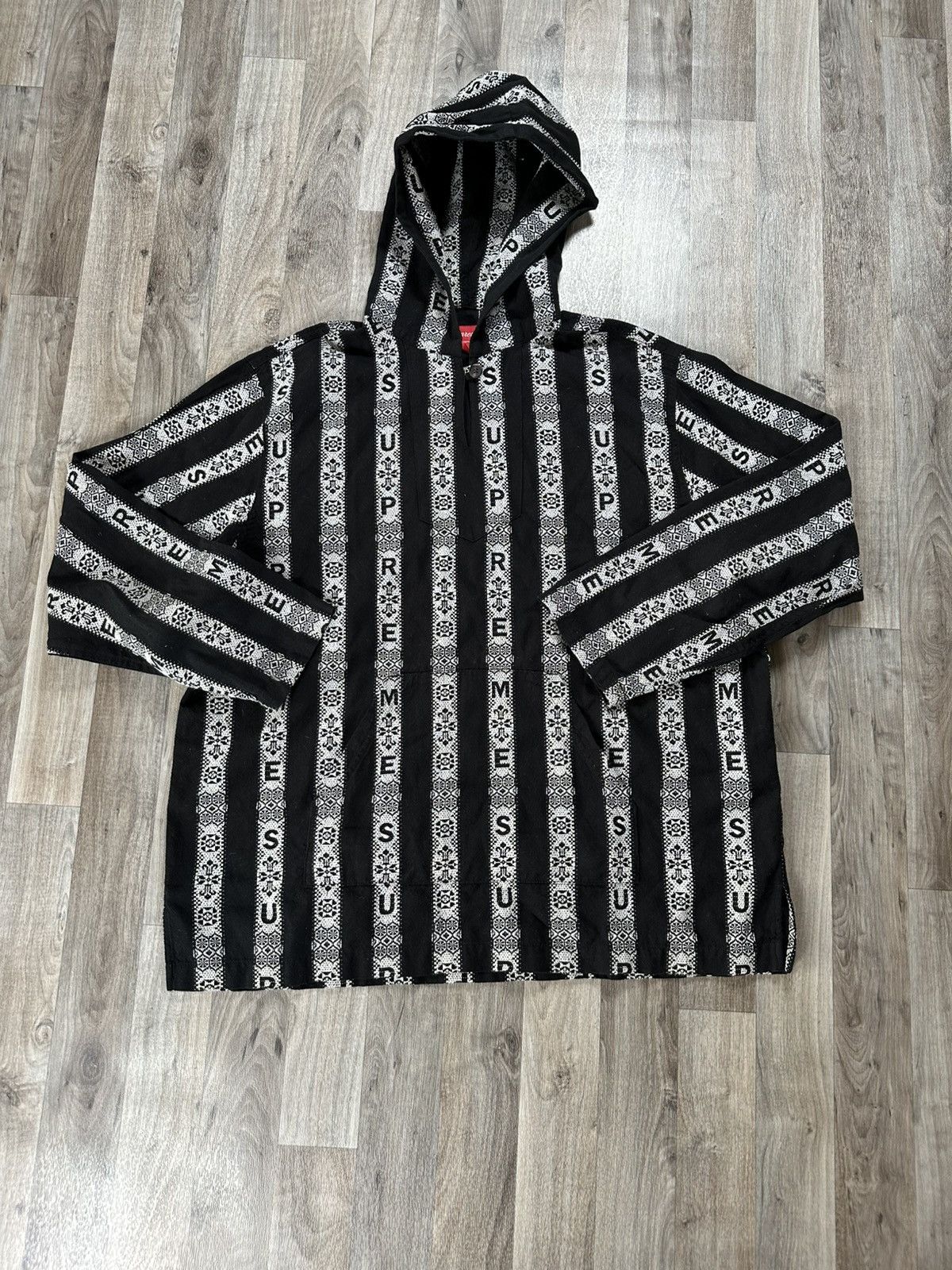 Supreme Baja Hooded Shirt Black - franzebi.ar